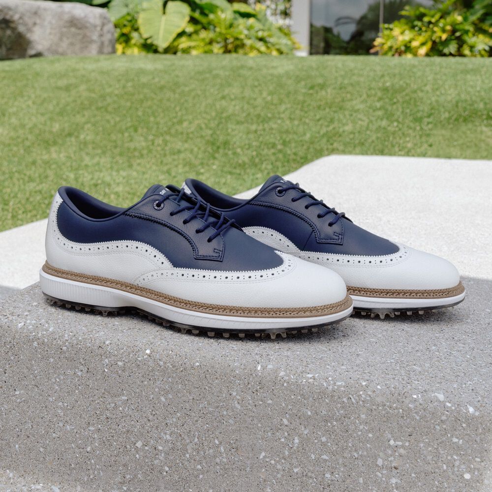 シューズ(男性用) SUN DAY RED PIONEER MAGNOLIA 28cm SUN DAY RED] Pioneer Magnolia Golf Shoes White Navy (SUN DAY RED