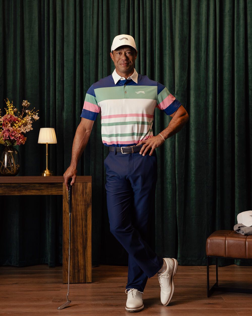 Casquette Tiger Woods Sun Day Red Pines - Verte - NEUF AVEC BOITE - ÉPUISÉ