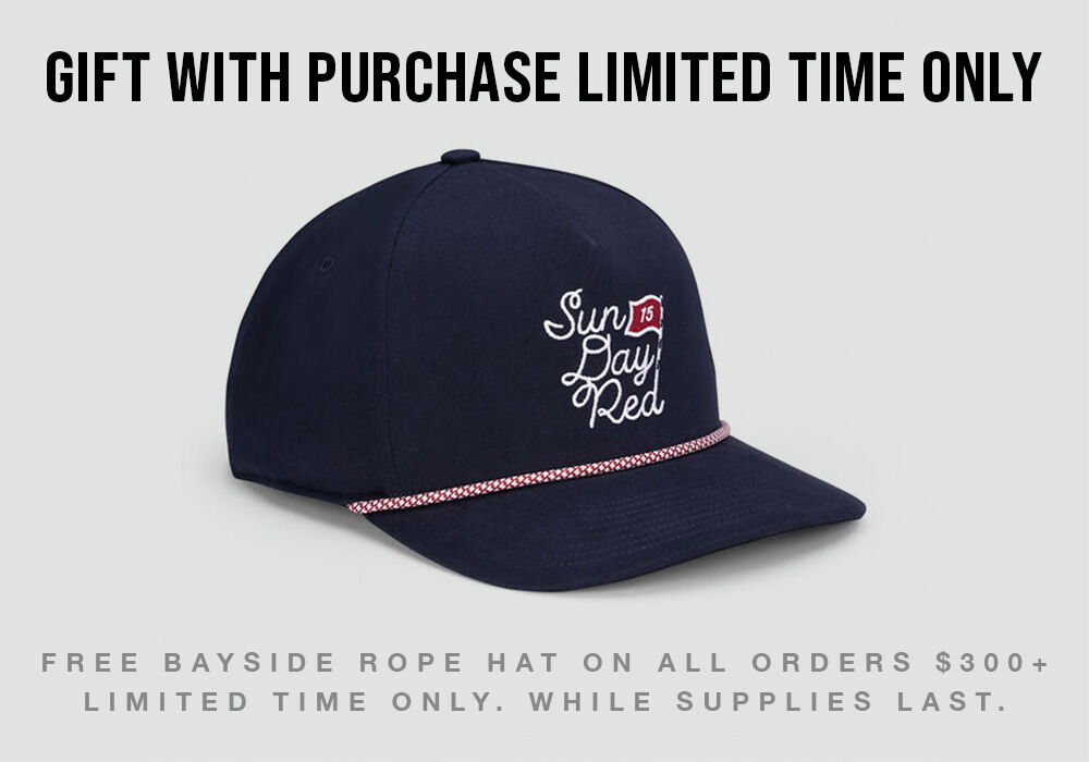 Golf Hats | Performance Golf Headwear | Sun Day Red
