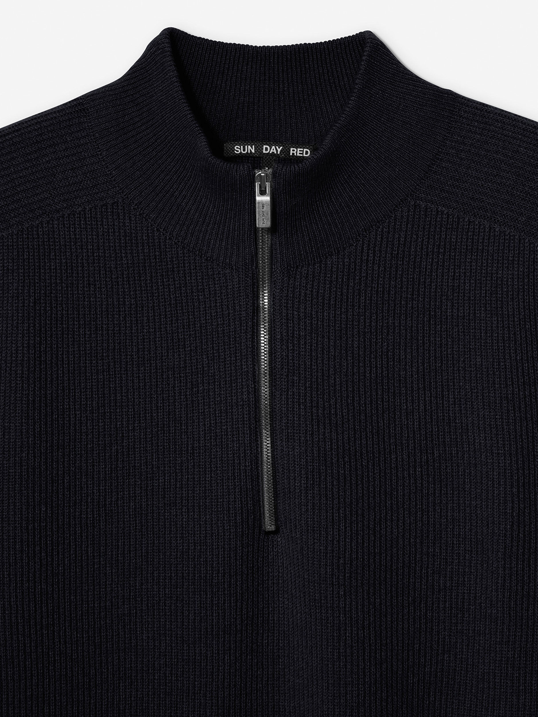 3D Knit Cashmere Quarter Zip