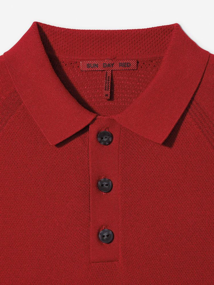 現在開催中のキャンペーン＆お得情報 3D Knit Red Day Sun | Polo トップス