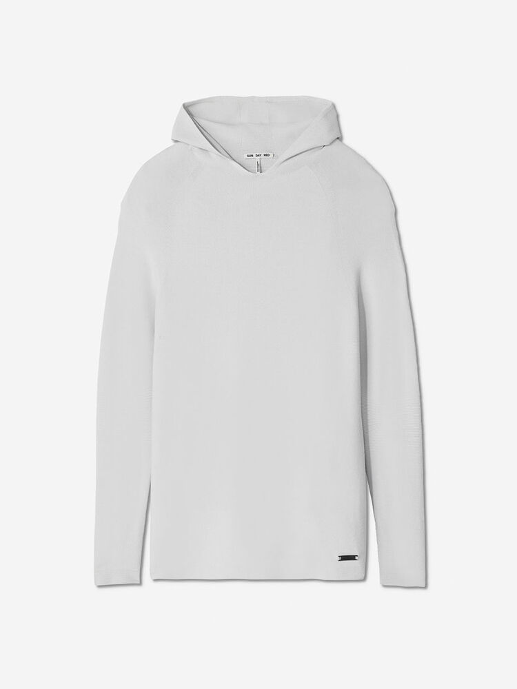 Lightweight white hoodie 2025