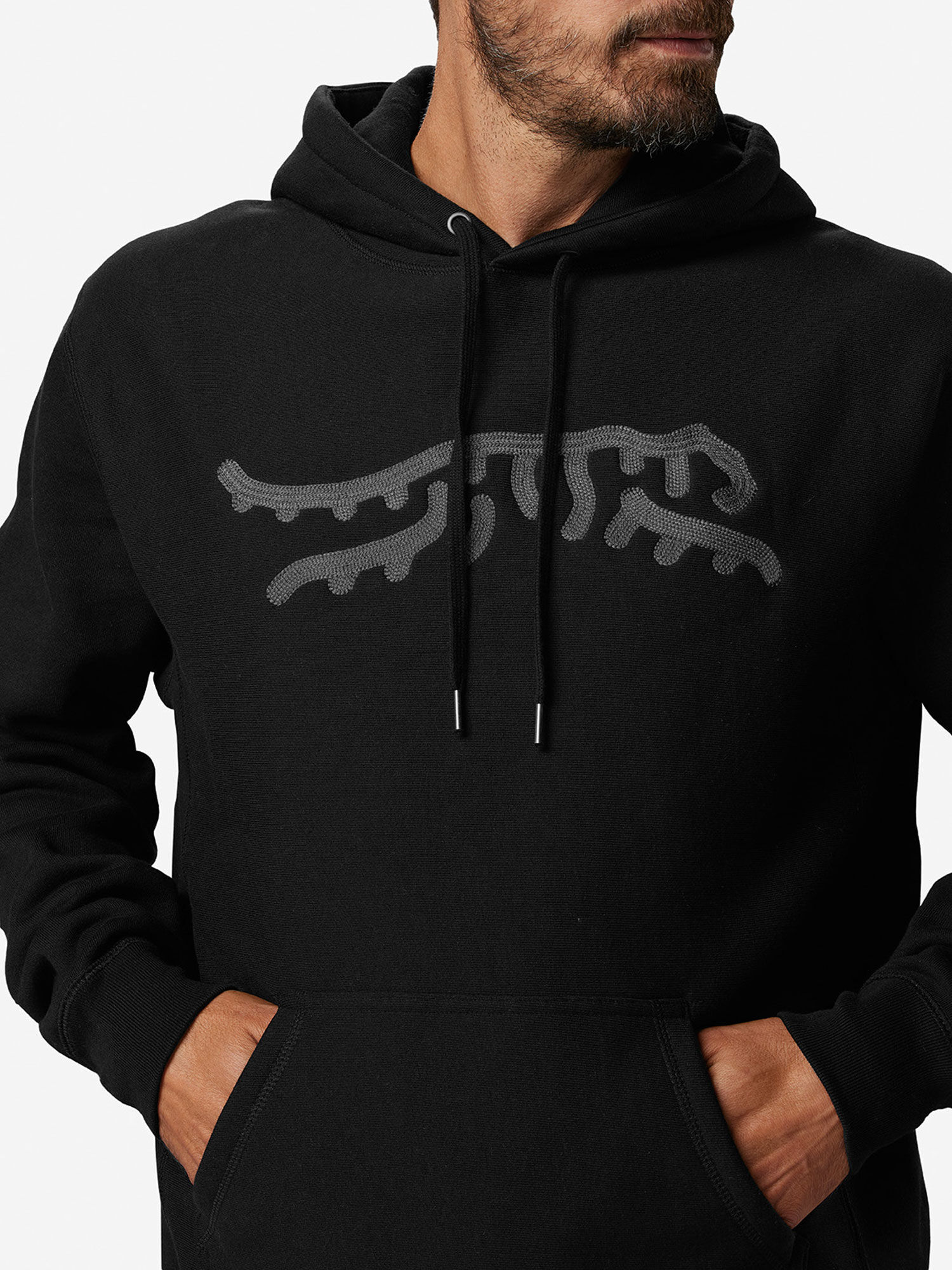 Luare Chain Stitch Hoodie Sun Day Red
