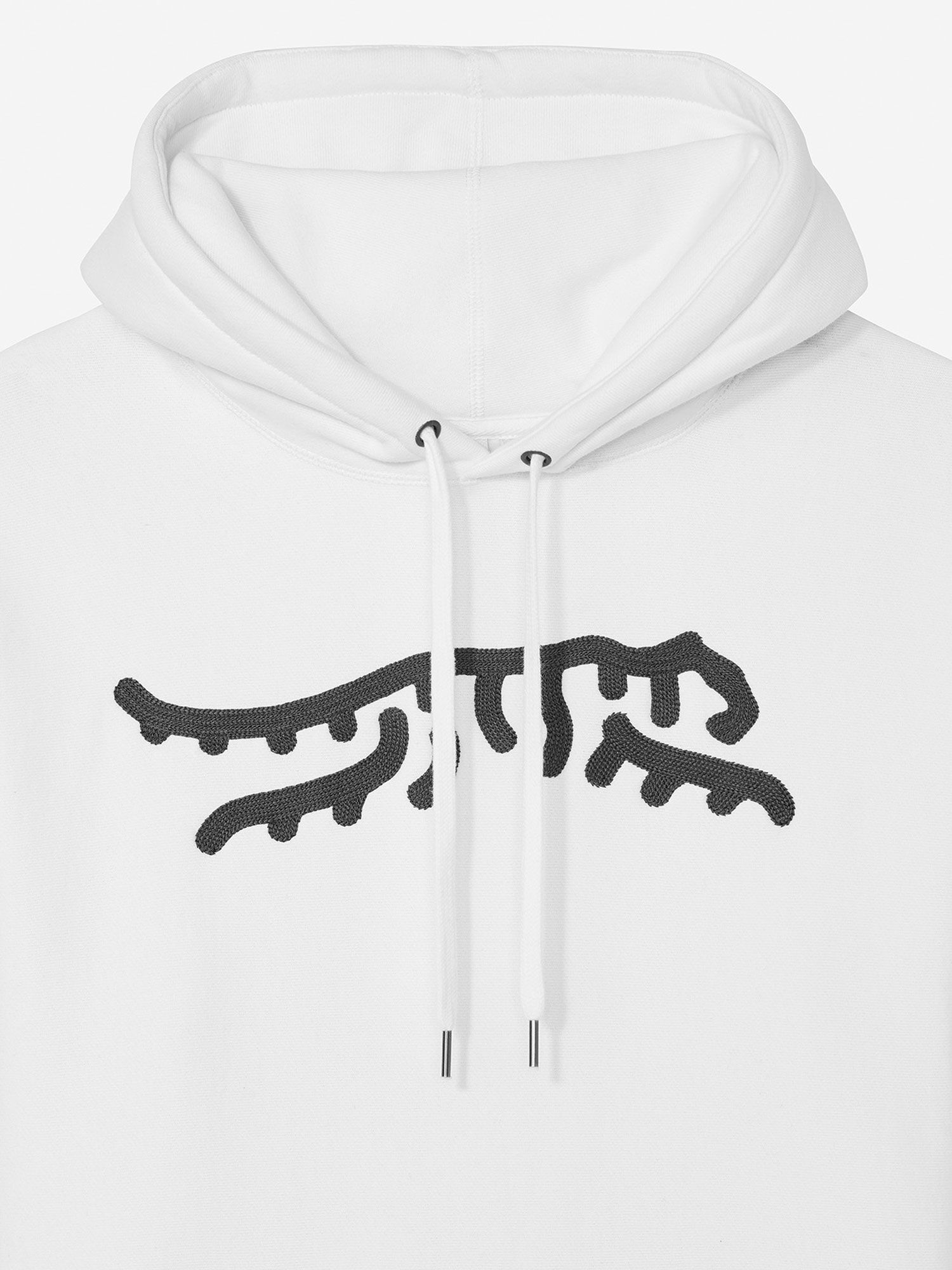 White stitch hoodie deals