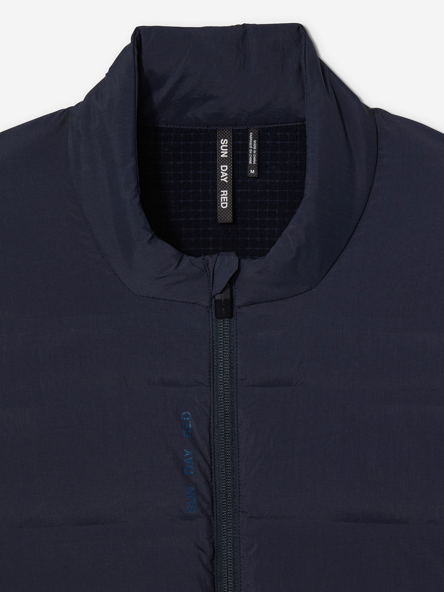 Insulated Grid Jacket | Sun Day Red