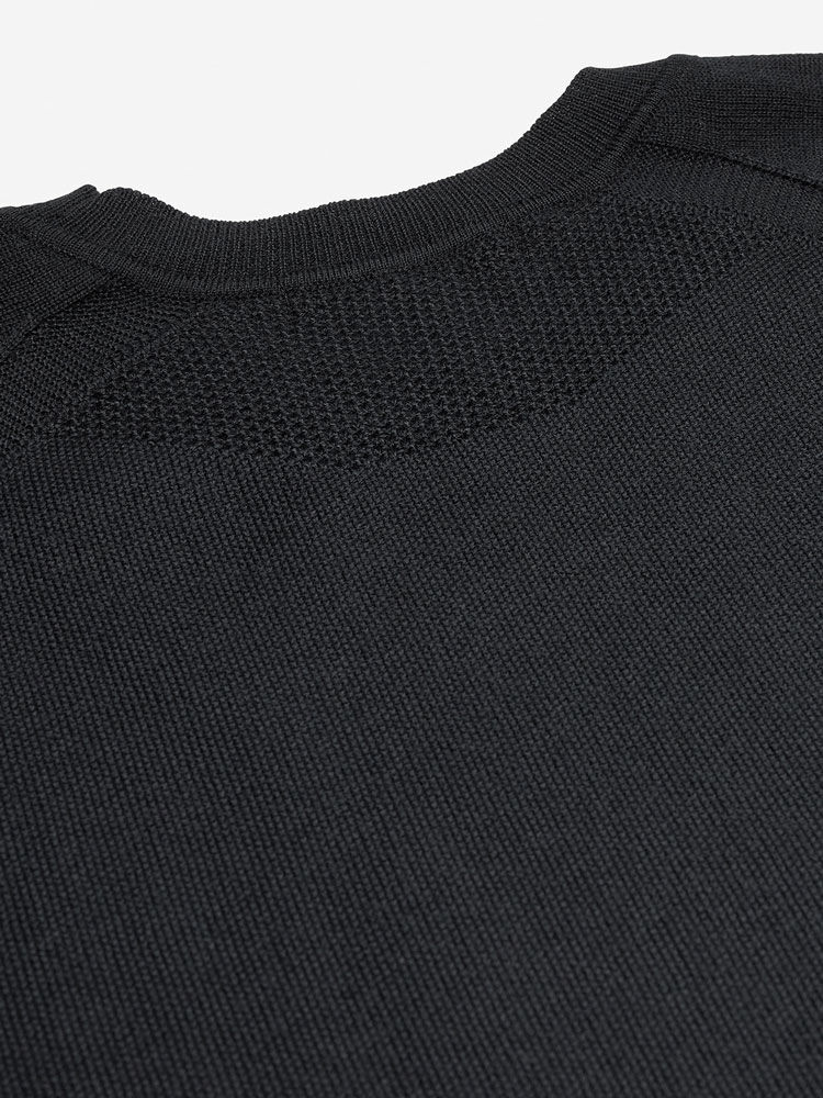 3D Knit Cashmere Crew | Sun Day Red