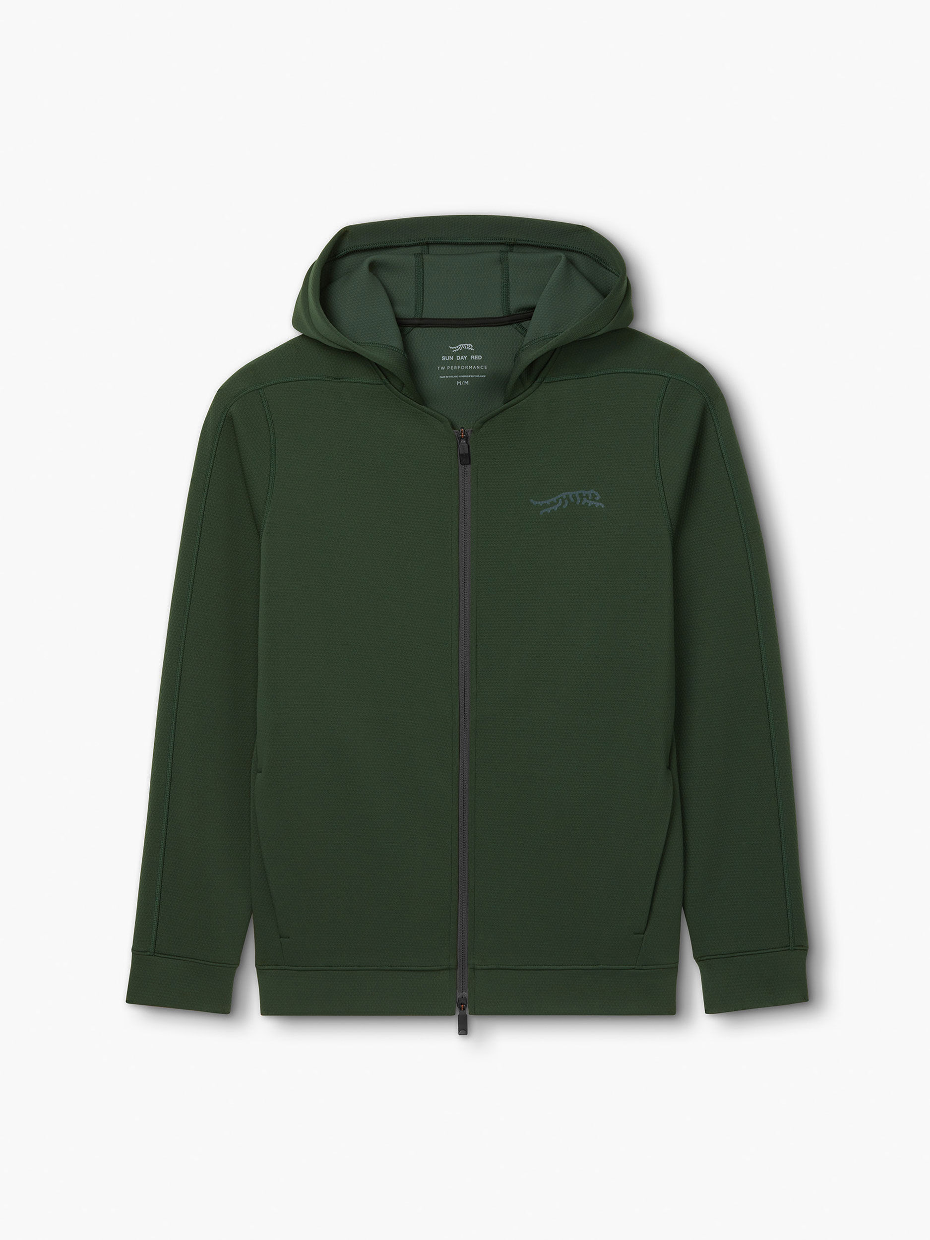 Training Waffle Tech Full Zip | Sun Day Red Training Waffle Tech Full Zip | Sun Day Red
