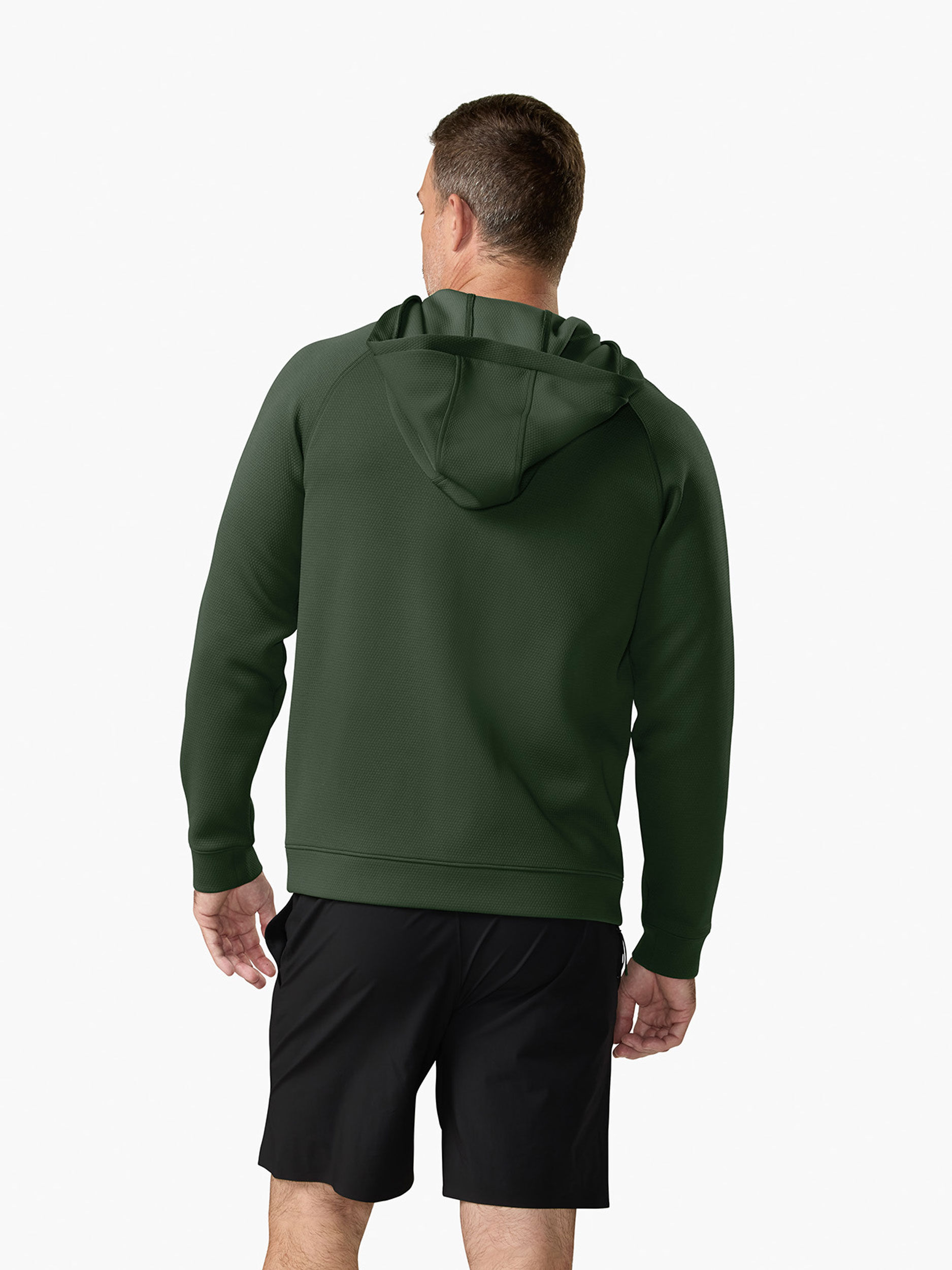 Training Waffle Tech Full Zip | Sun Day Red Training Waffle Tech Full Zip | Sun Day Red