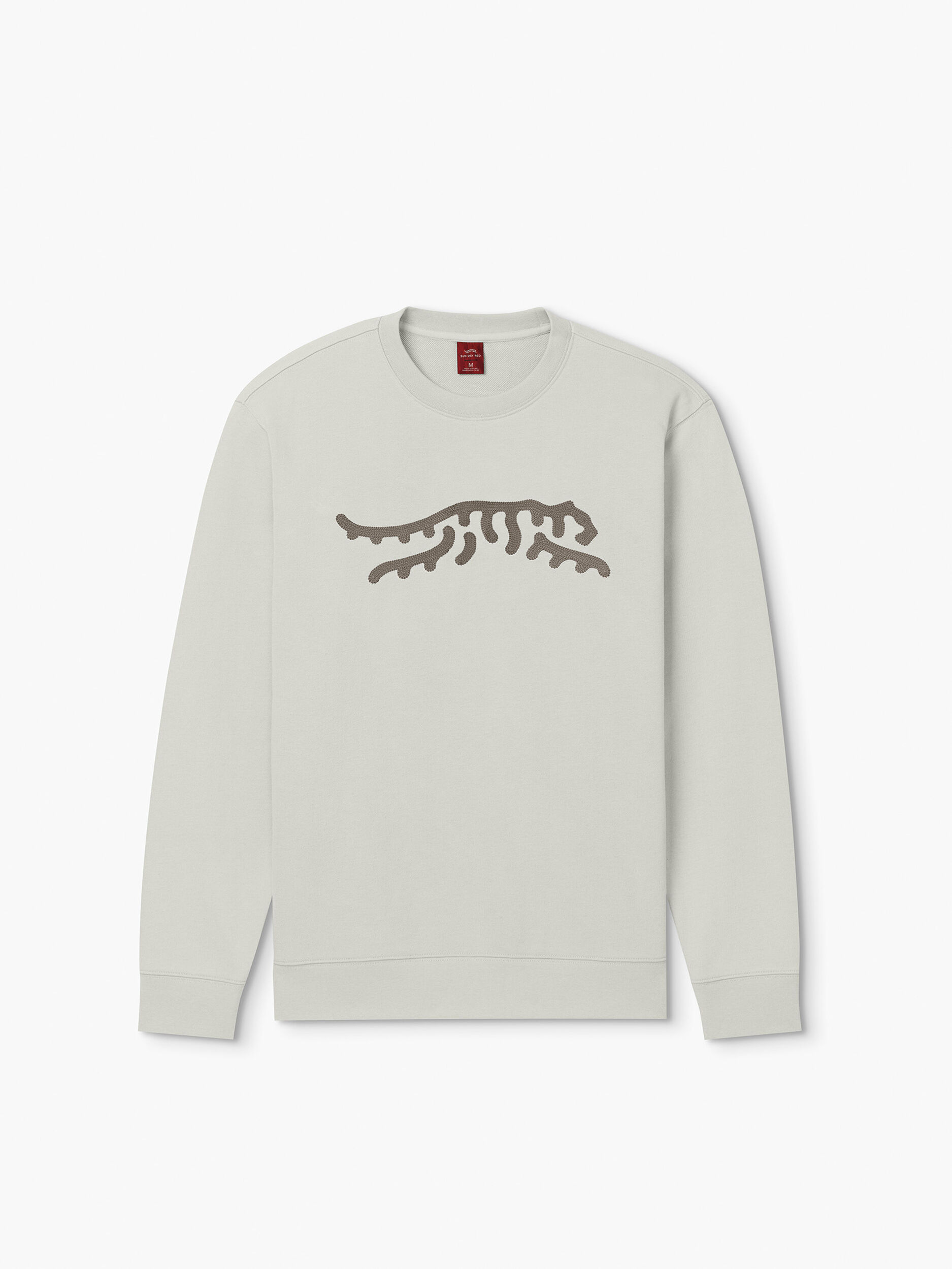 Icon Midweight Chain Stitch Crew | Sun Day Red