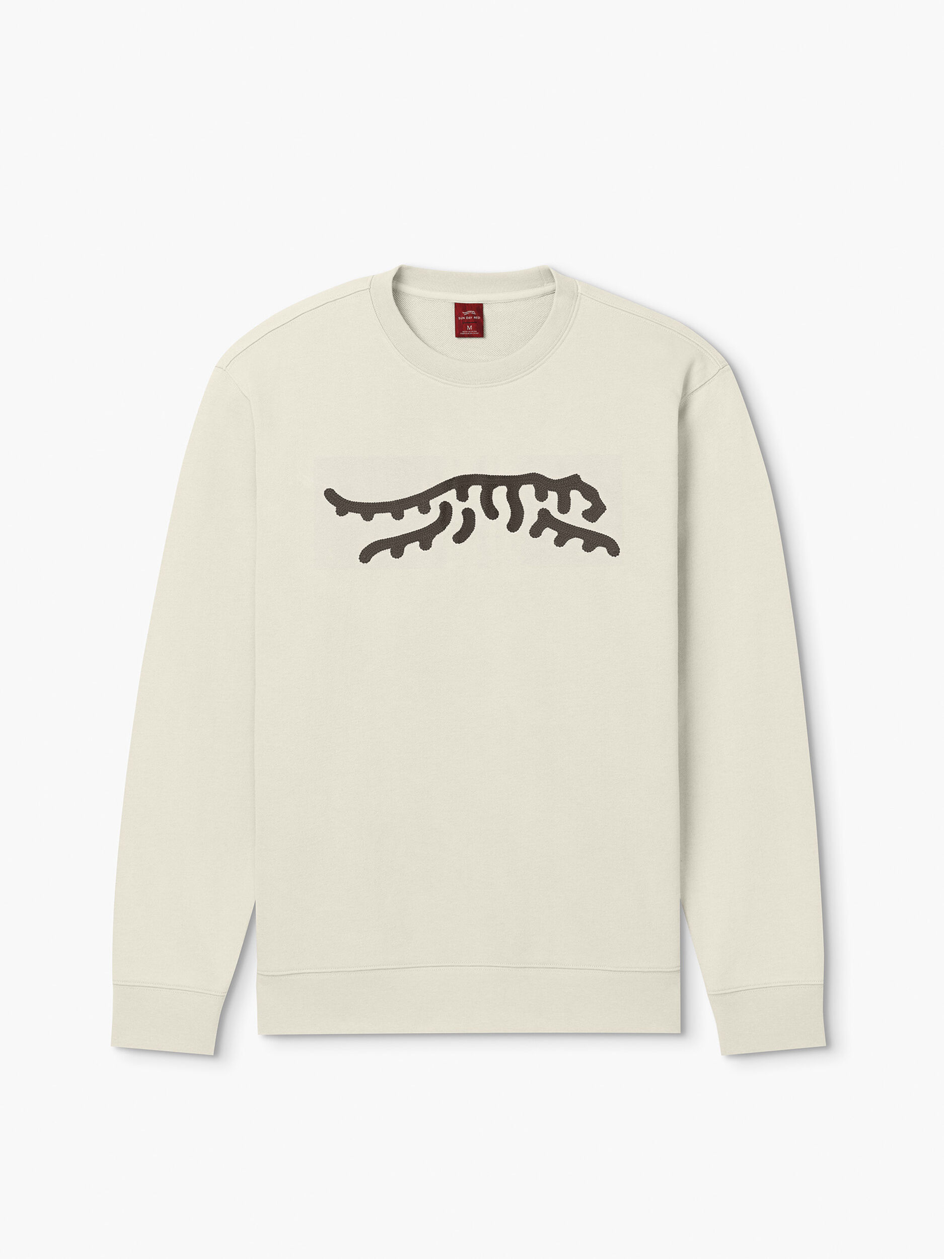 Icon Midweight Chain Stitch Crew | Sun Day Red