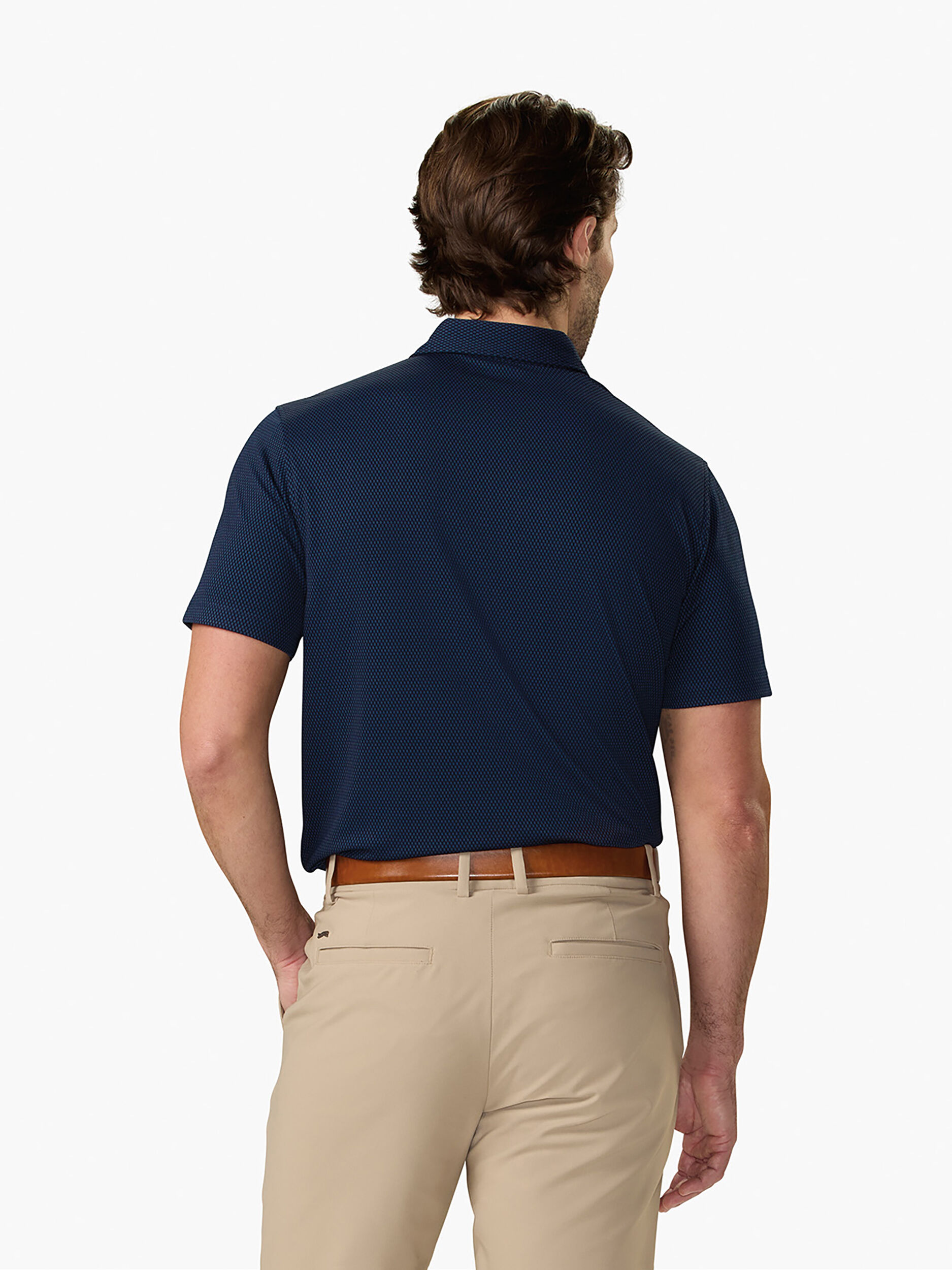 Cypress Checker Polo | Sun Day Red