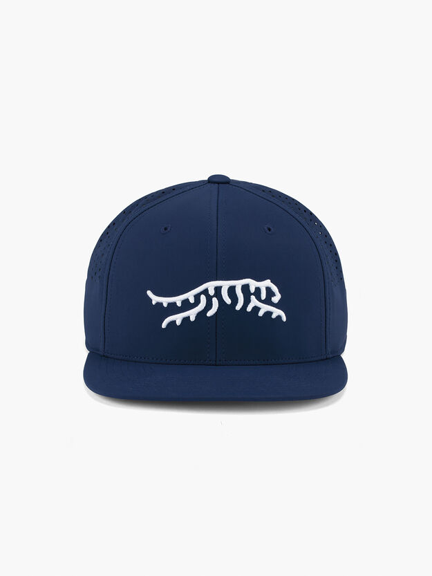 Icon Performance Panel Flatbill Snapback Hat Sun Day Red