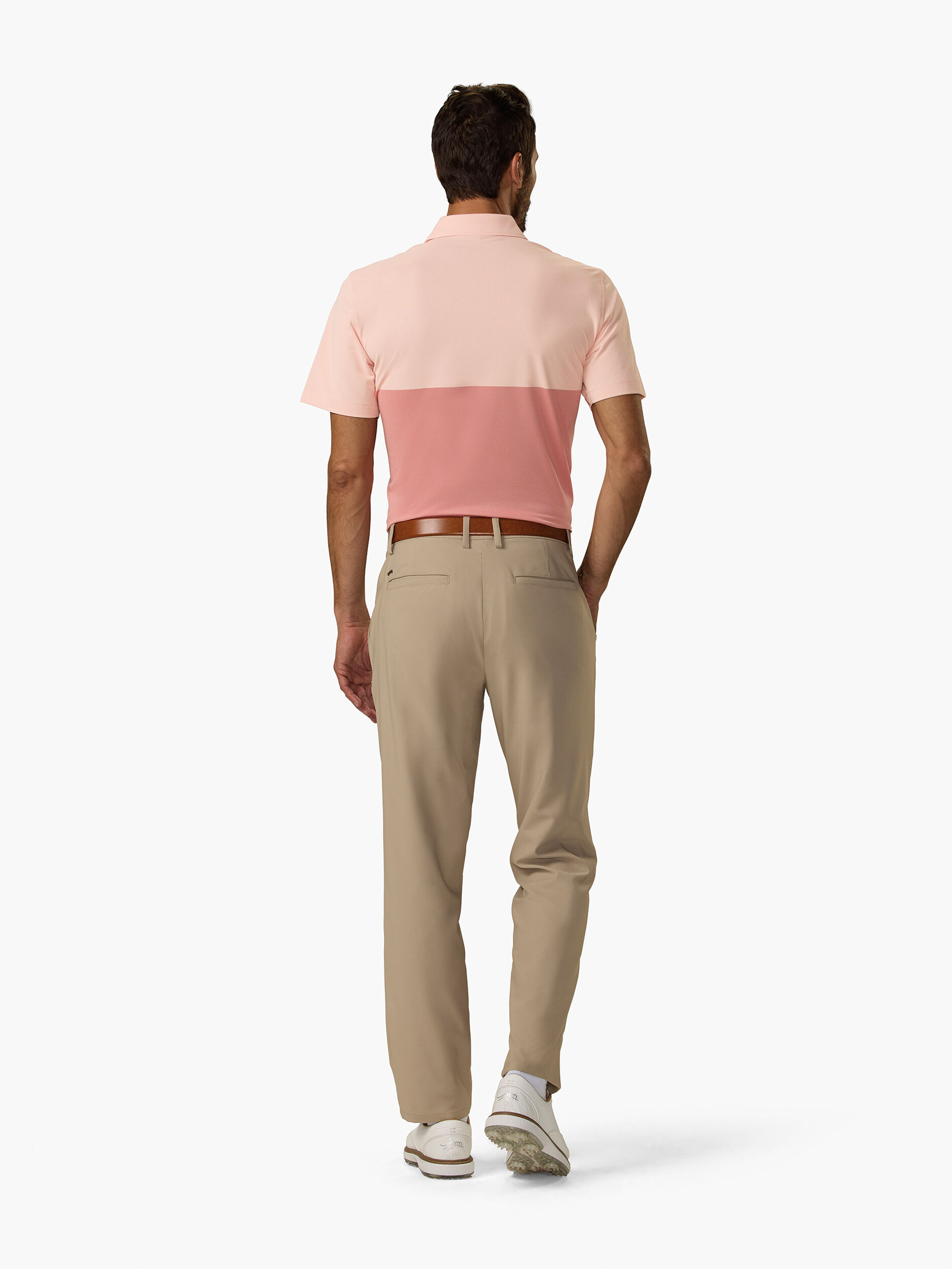 Cypress Block Polo | Sun Day Red