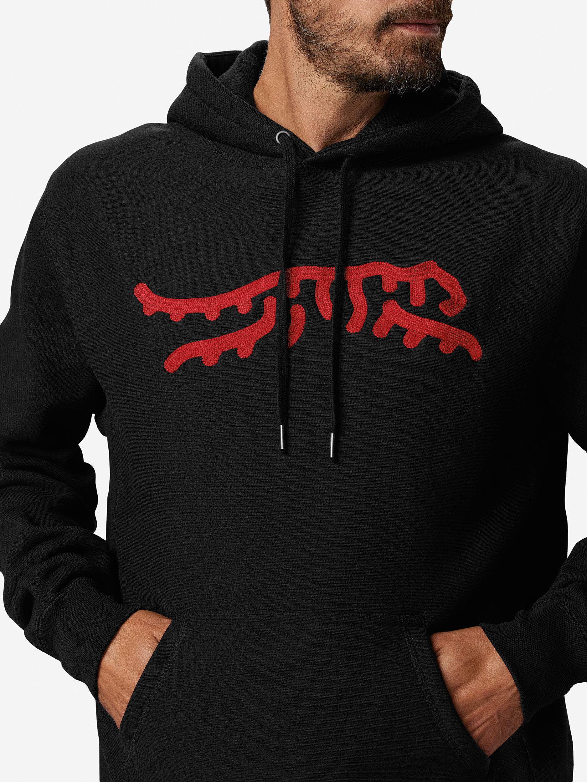 Luare Chain Stitch Hoodie | Sun Day Red