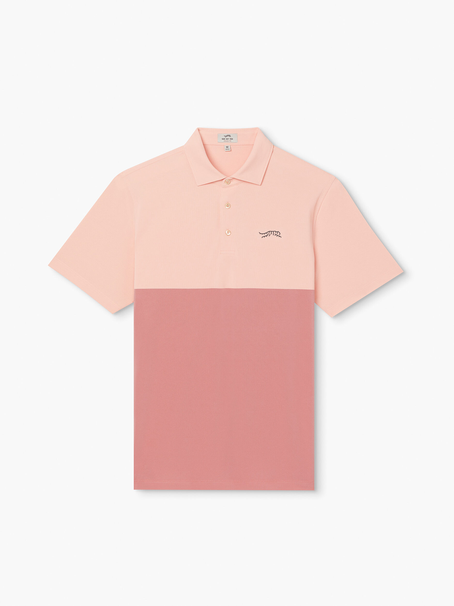 Vintage AM Stripe Polo | Sun Day Red