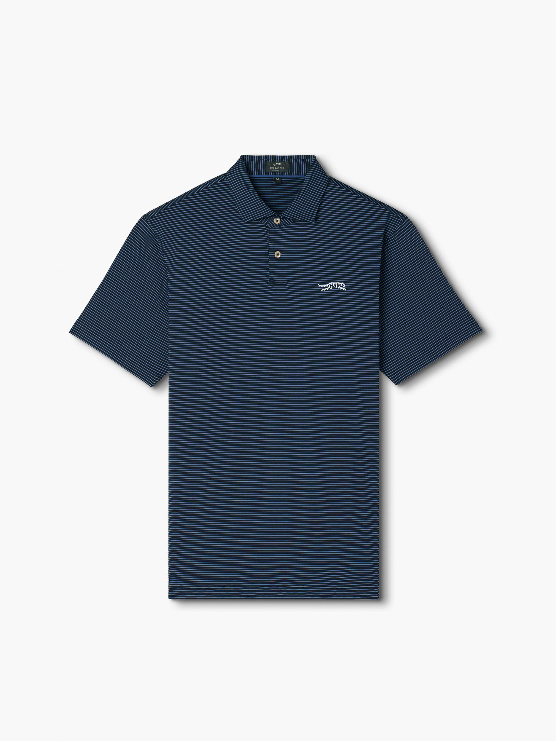 Stripe Polo | Sun Day Red