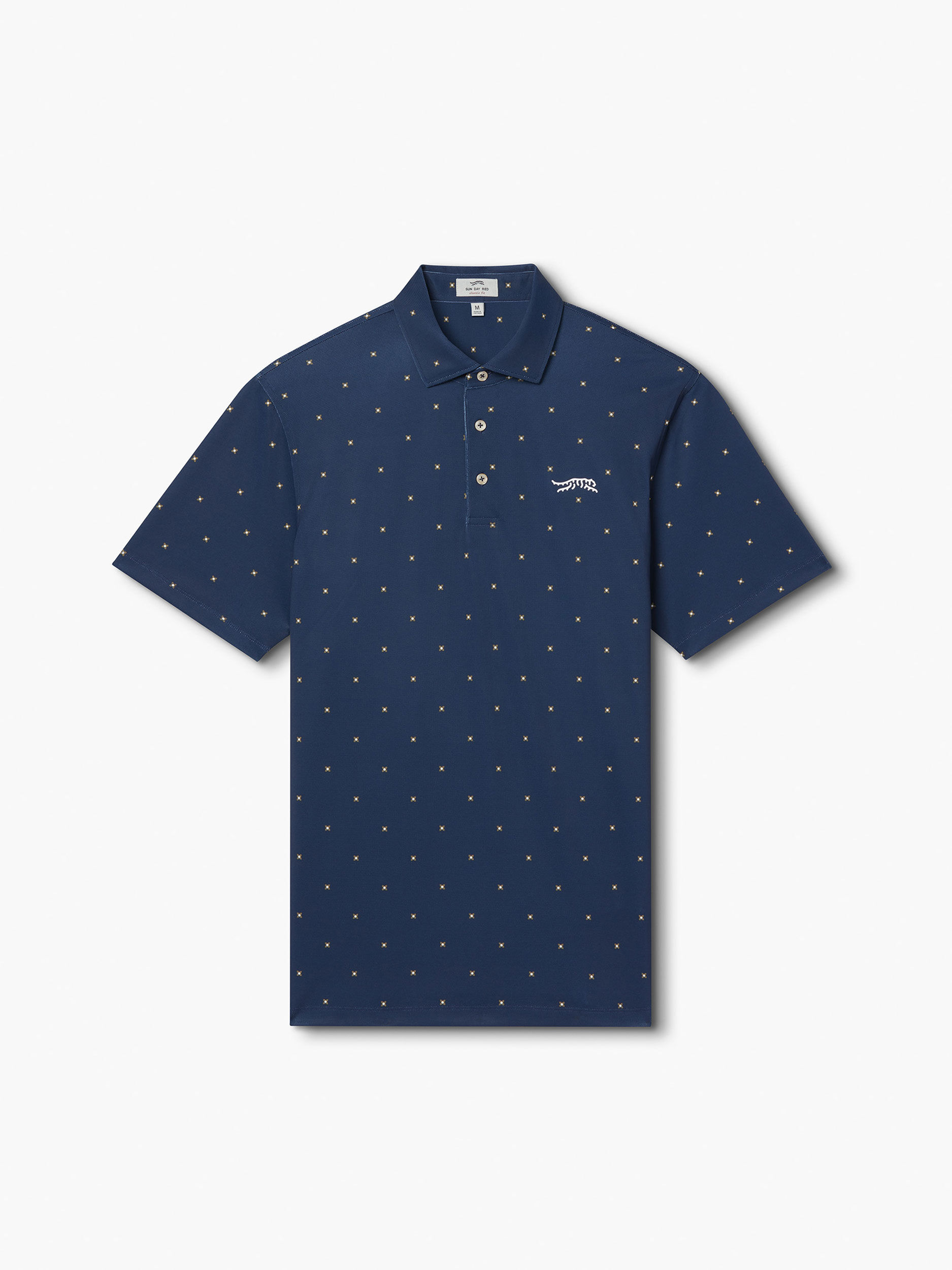 Vintage AM Stripe Polo | Sun Day Red