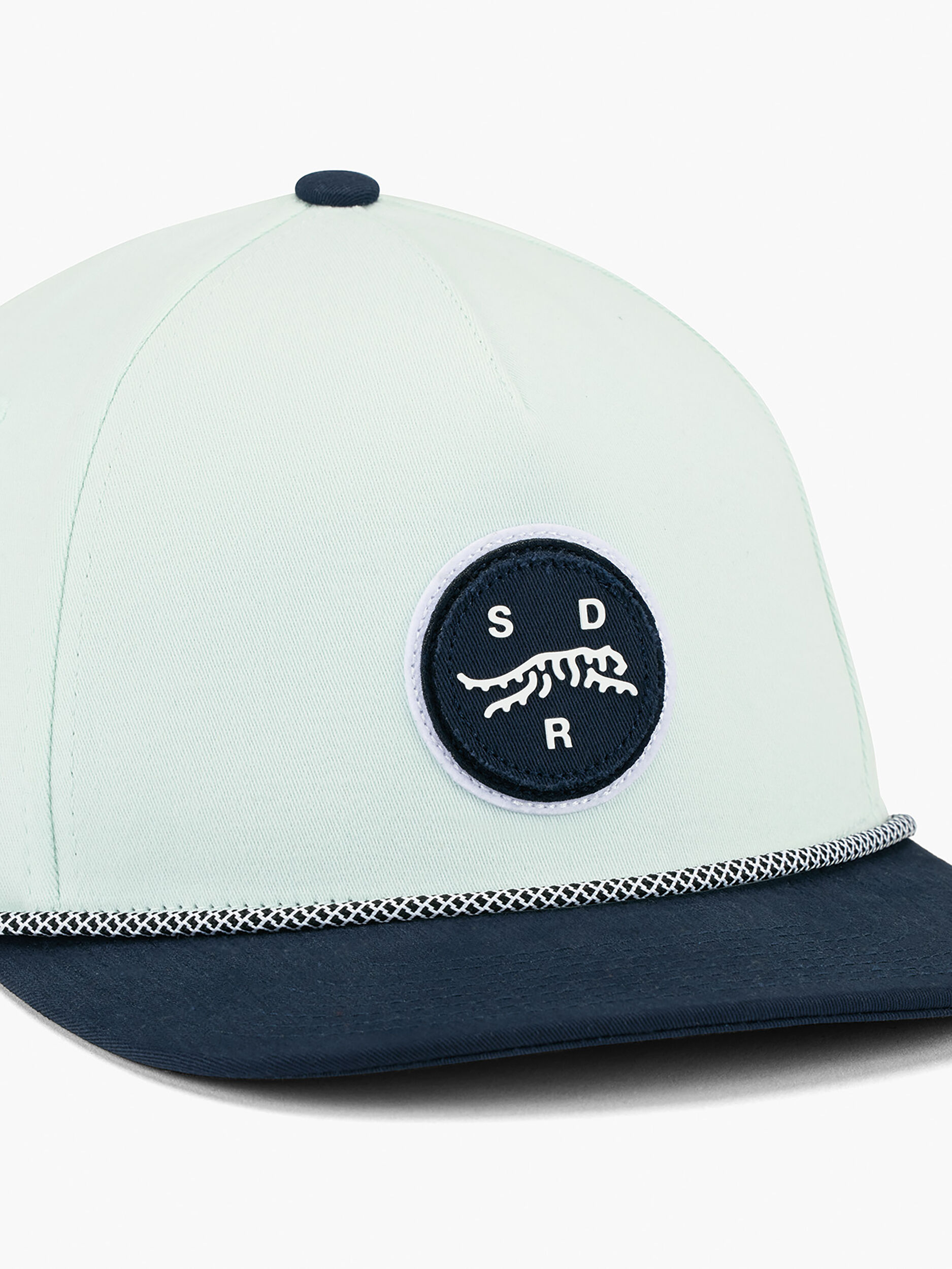 Classic Rope 5 Panel Snapback Hat | Sun Day Red