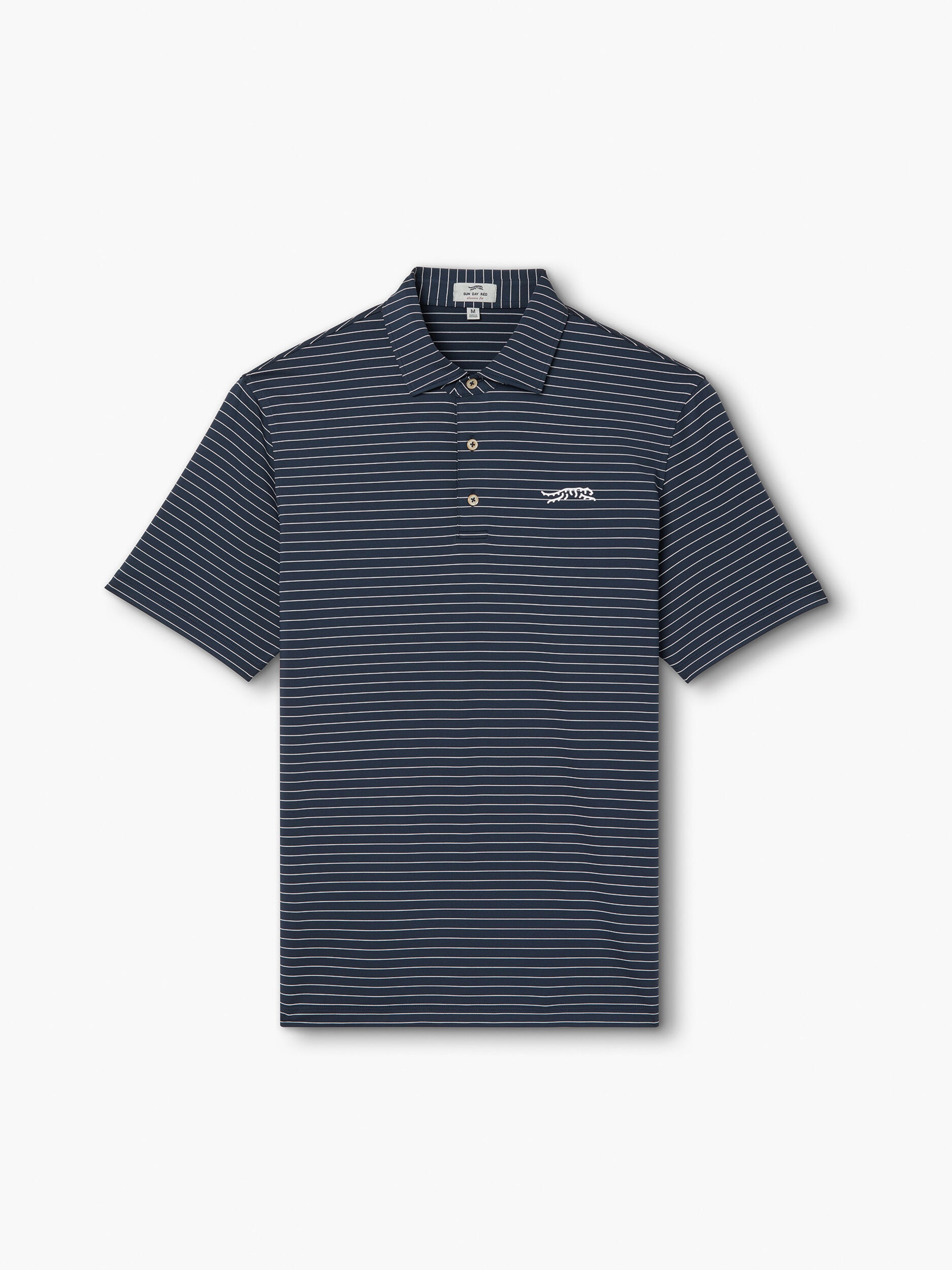 Stripe Polo | Sun Day Red