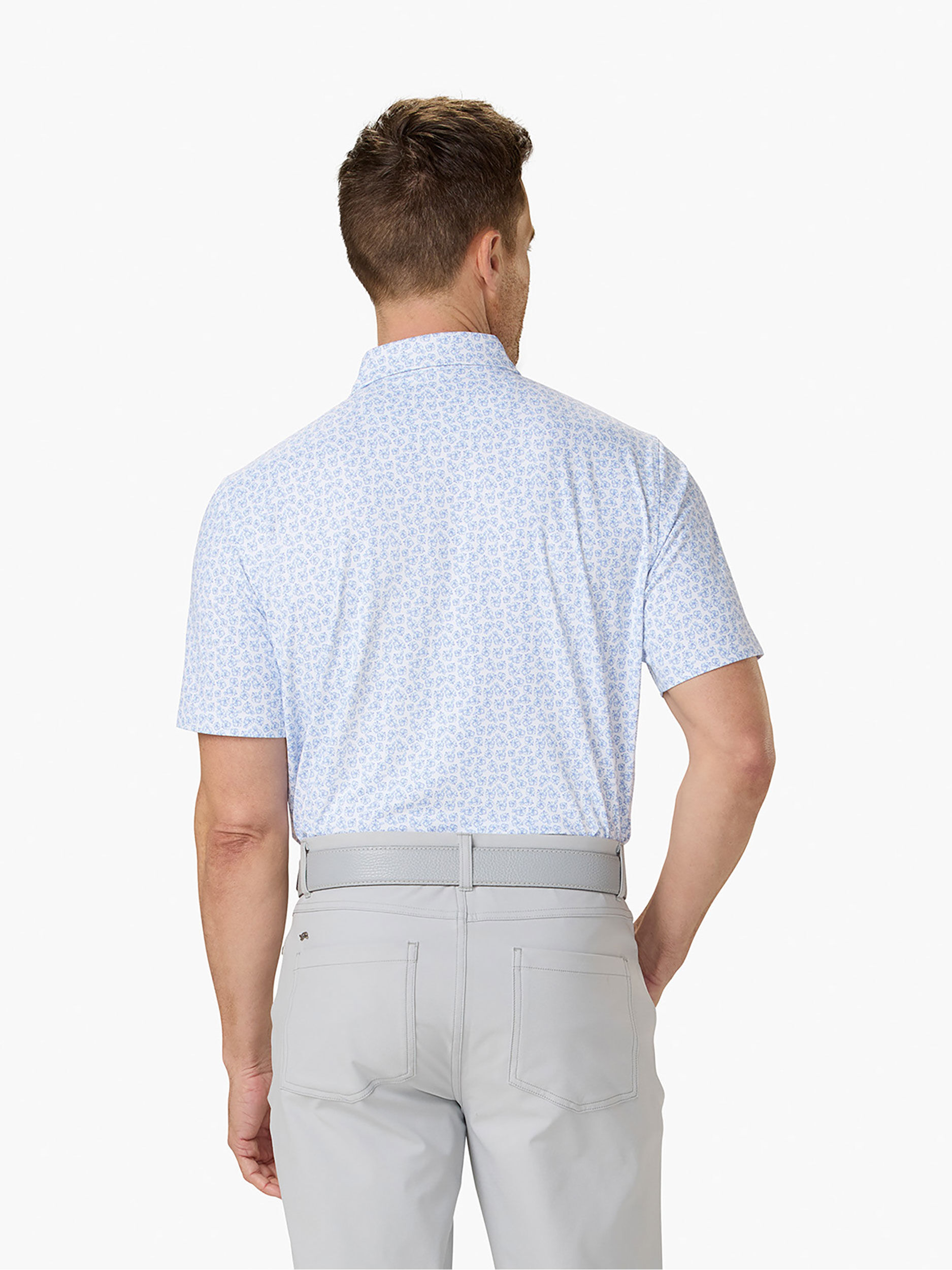 POLO パステルブルー POLO RALPH LAUREN SLIM FIT MESH POLO SHIRT | ポロシャツ