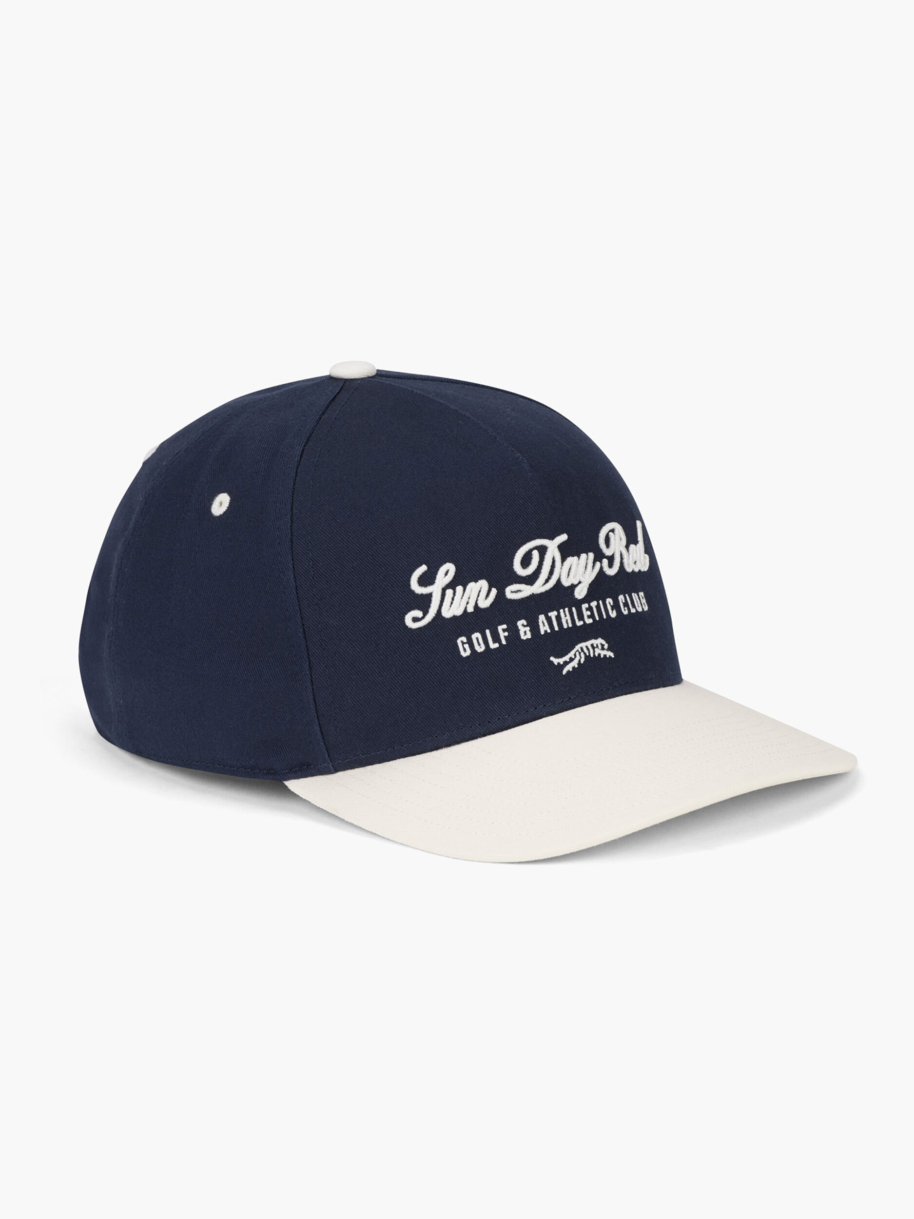 Cypress Tour 6 Panel Fitted Hat | Sun Day Red