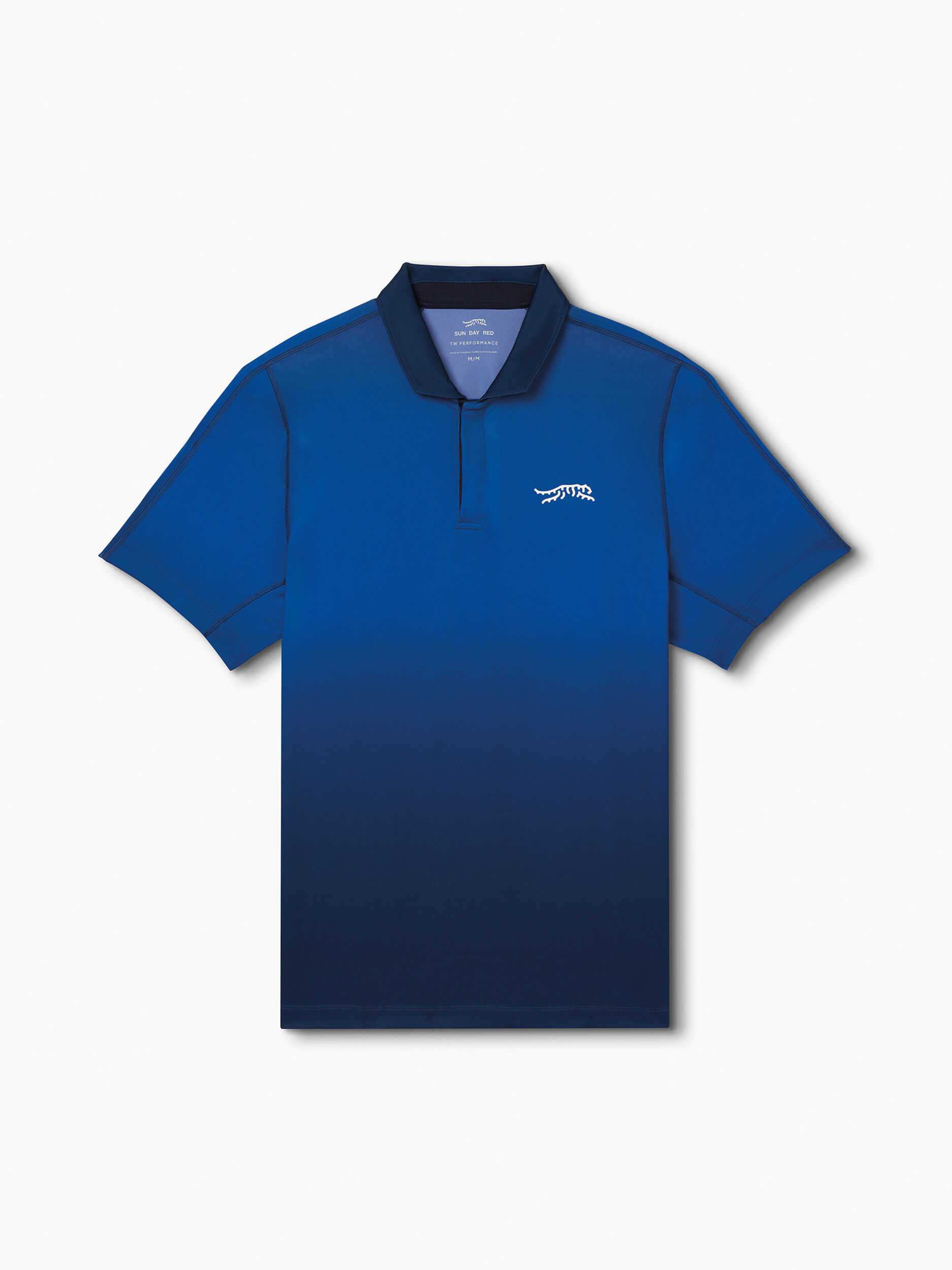 Core Stripe Polo | Sun Day Red