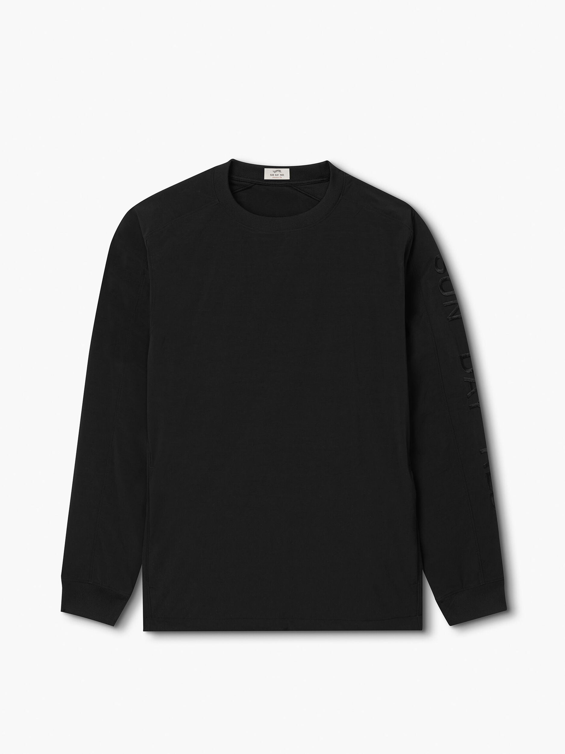 BRIEFING　POKETABLE WIND CREWNECK cycling-crewneck-sweatshirt-