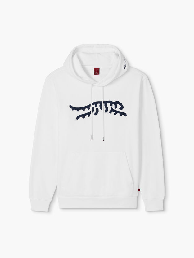 Icon Chain Stitch Hoodie Sun Day Red