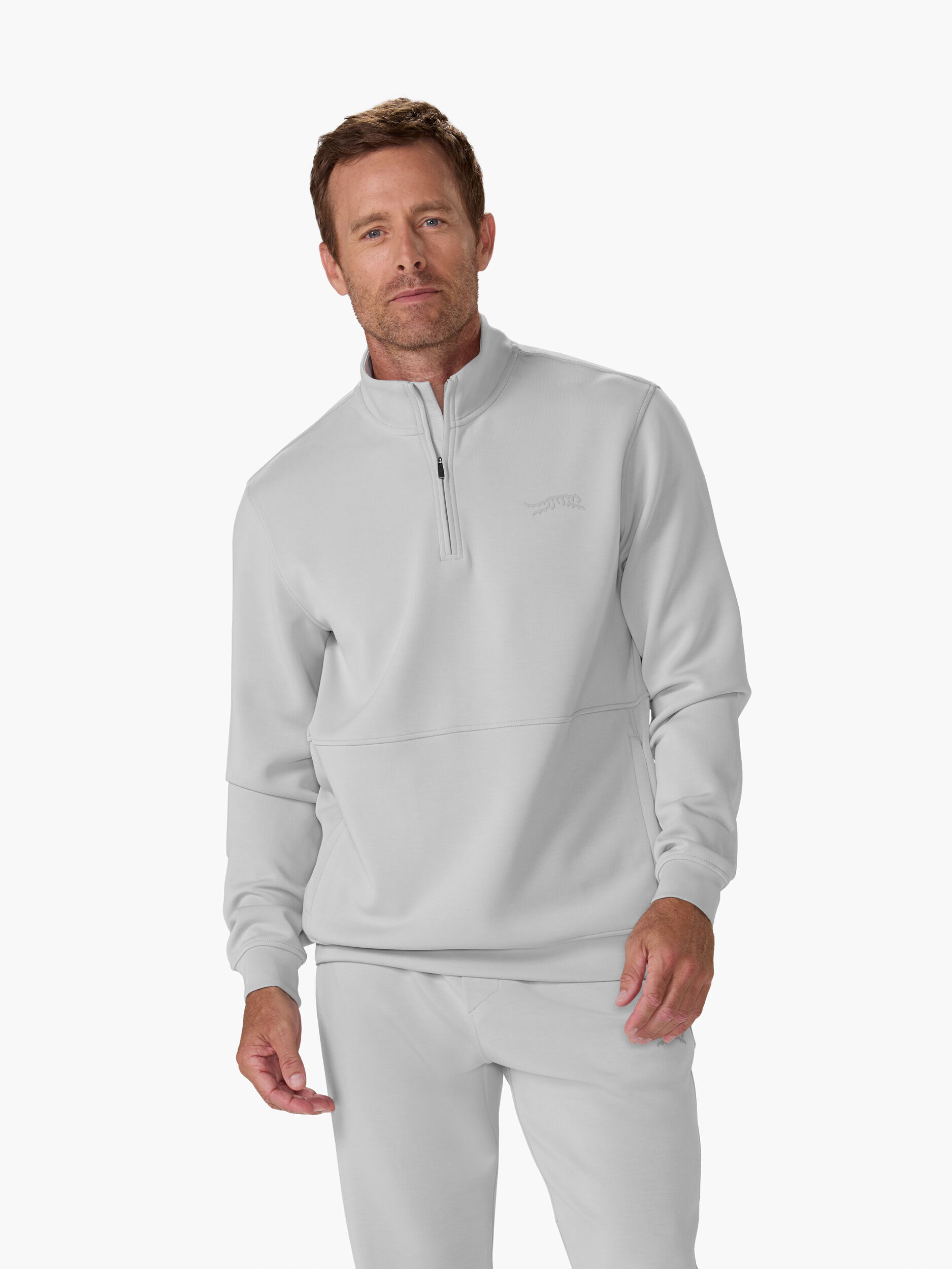 Pacific Luxe Quarter Zip | Sun Day Red