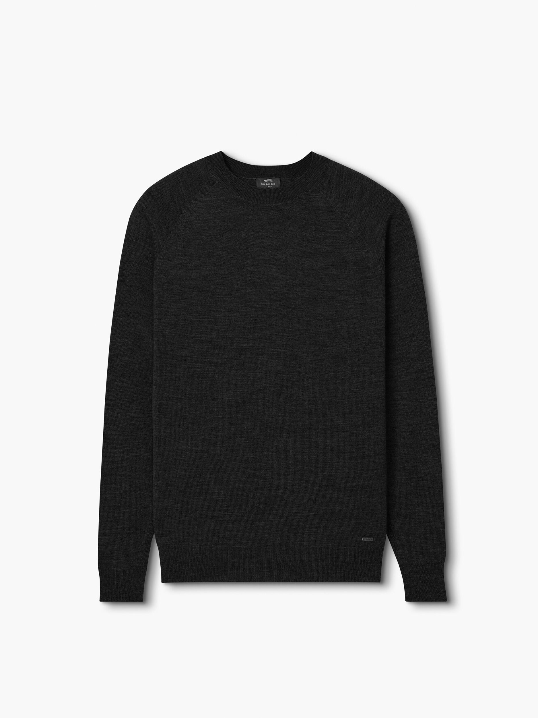 3D Merino Wool Crew | Sun Day Red