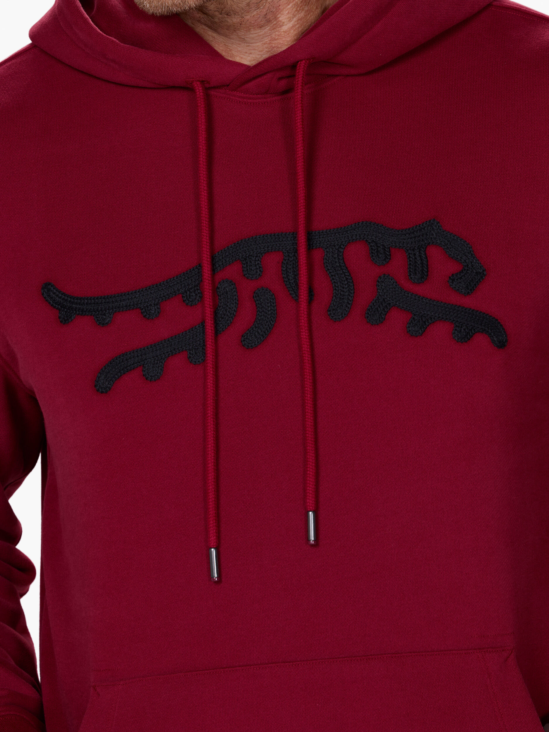 Icon Chain Stitch Hoodie | Sun Day Red