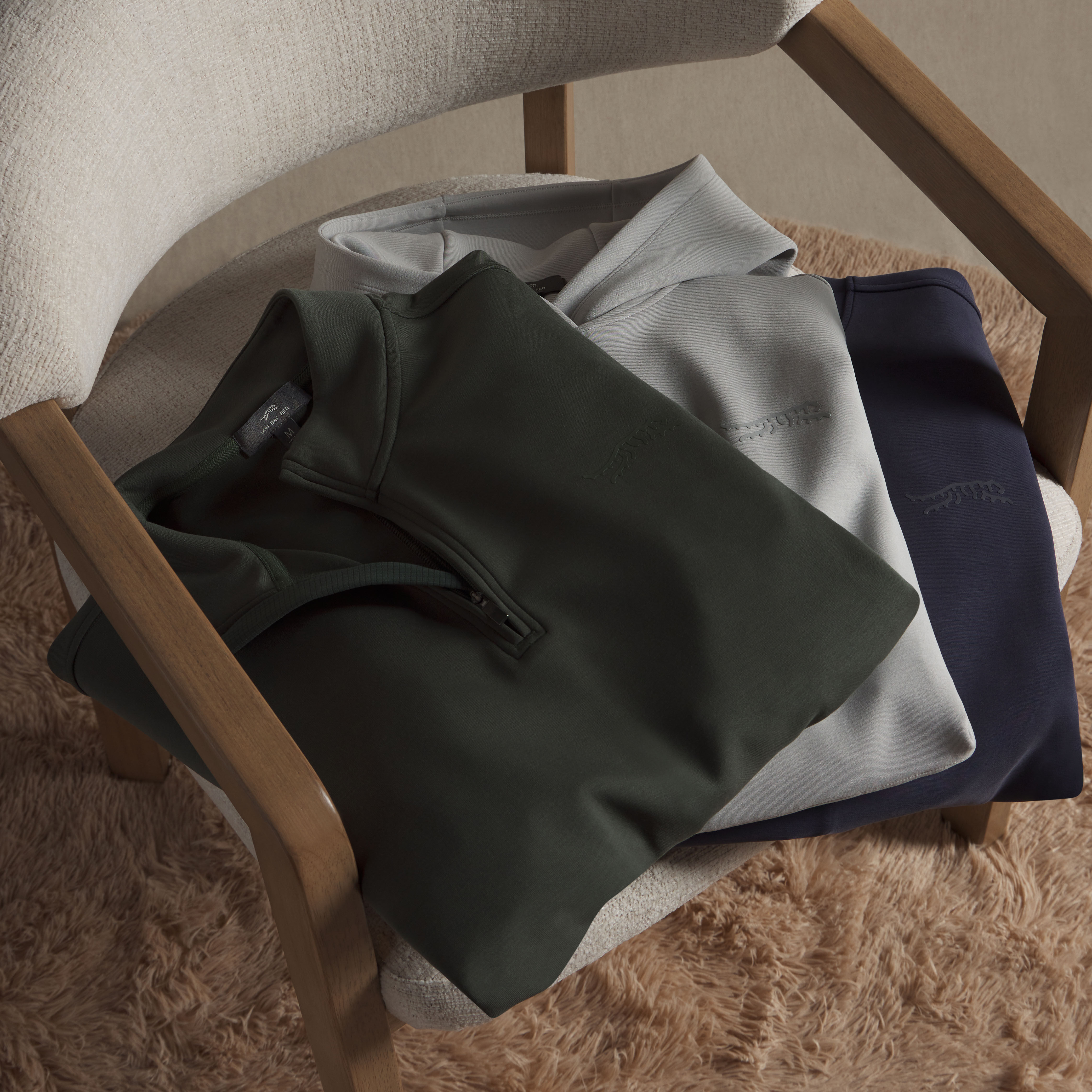 Pacific Luxe Quarter Zip | Sun Day Red