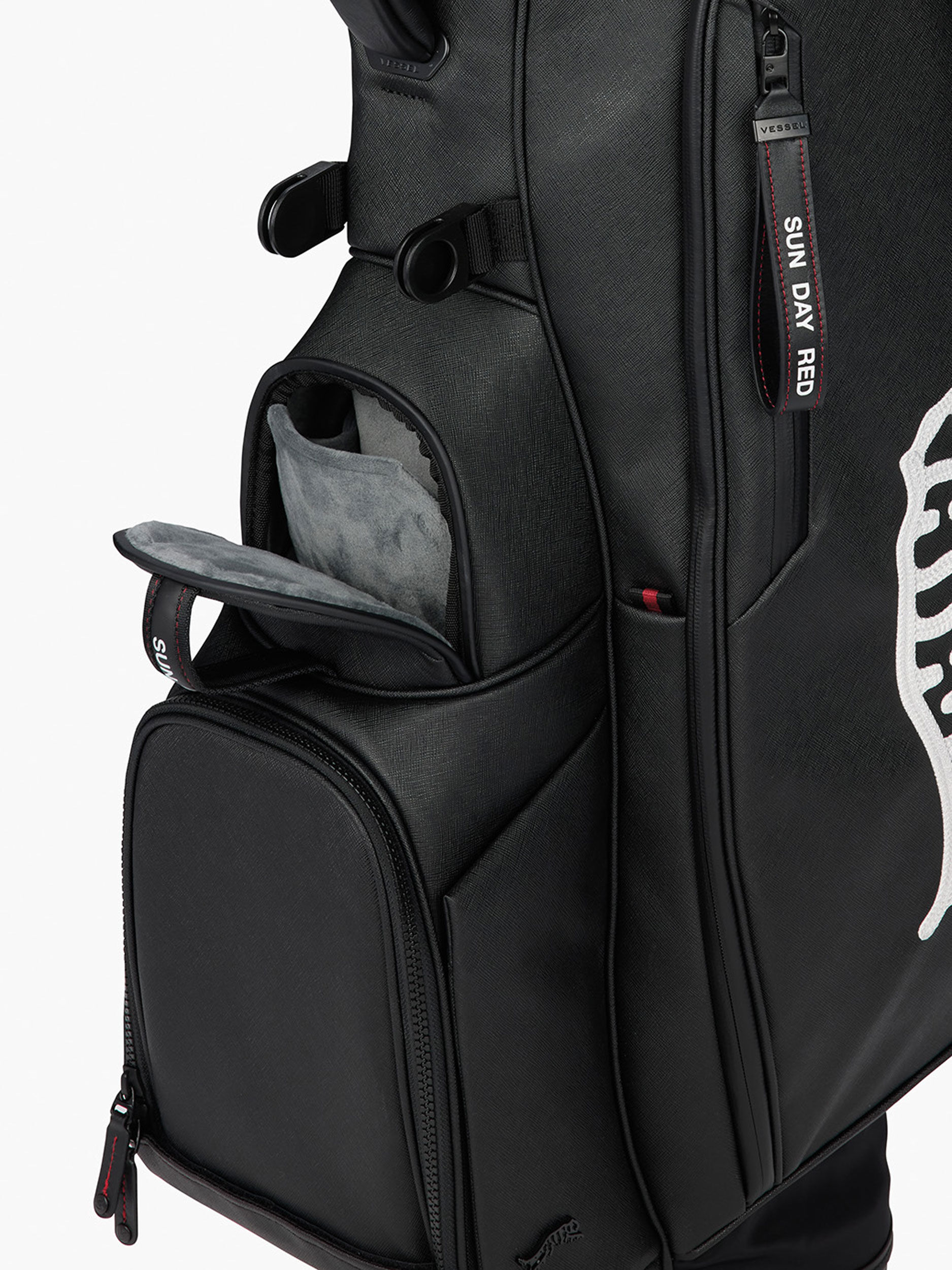 Sun Day Red x Vessel Player V 6 Way Crosshatch Bag | Sun Day Red