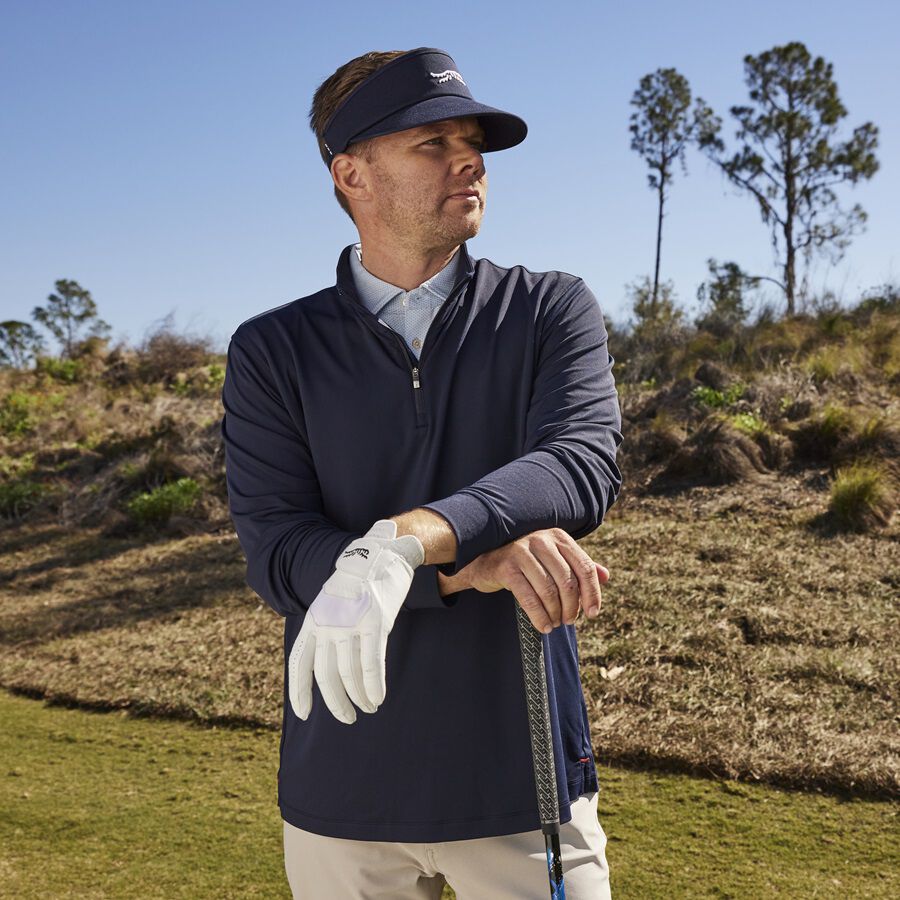 Lightweight Quarter Zip | Sun Day Red