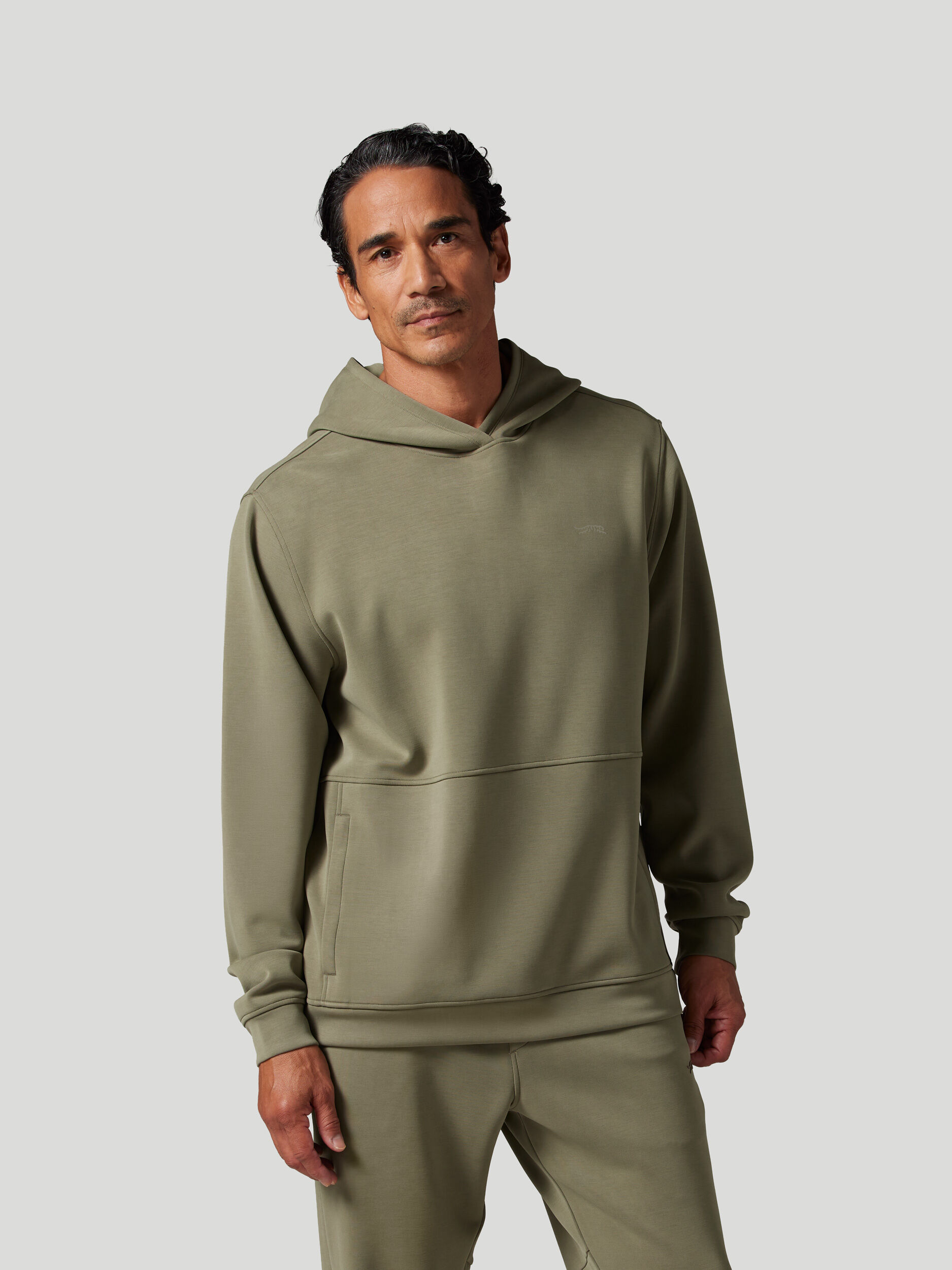 TREASURE フーディ M カーキ PULSE ON Pacific Luxe Hoodie | Sun Day Red
