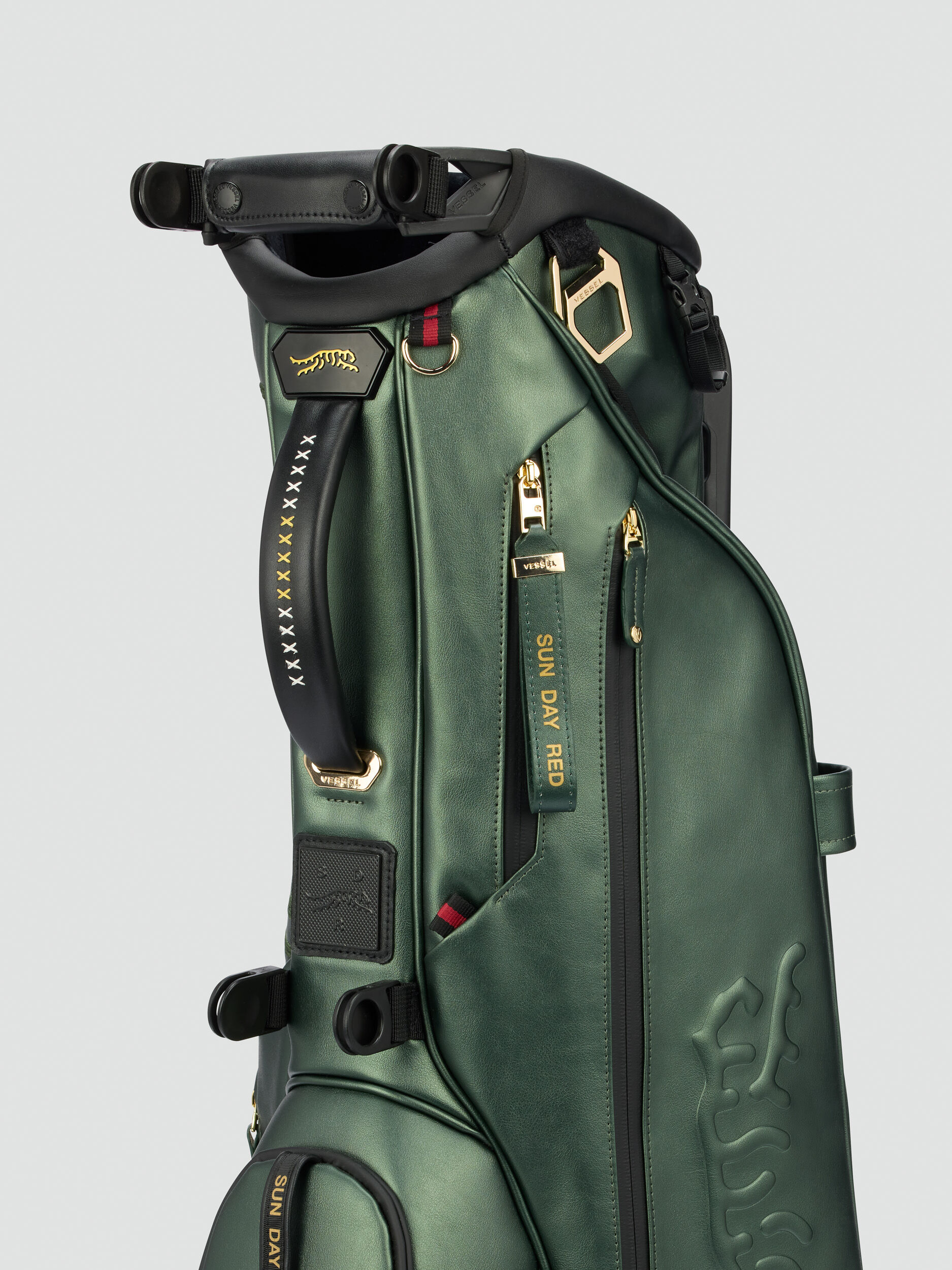 The Legend 4 Way Luxe Stand Bag | Sun Day Red