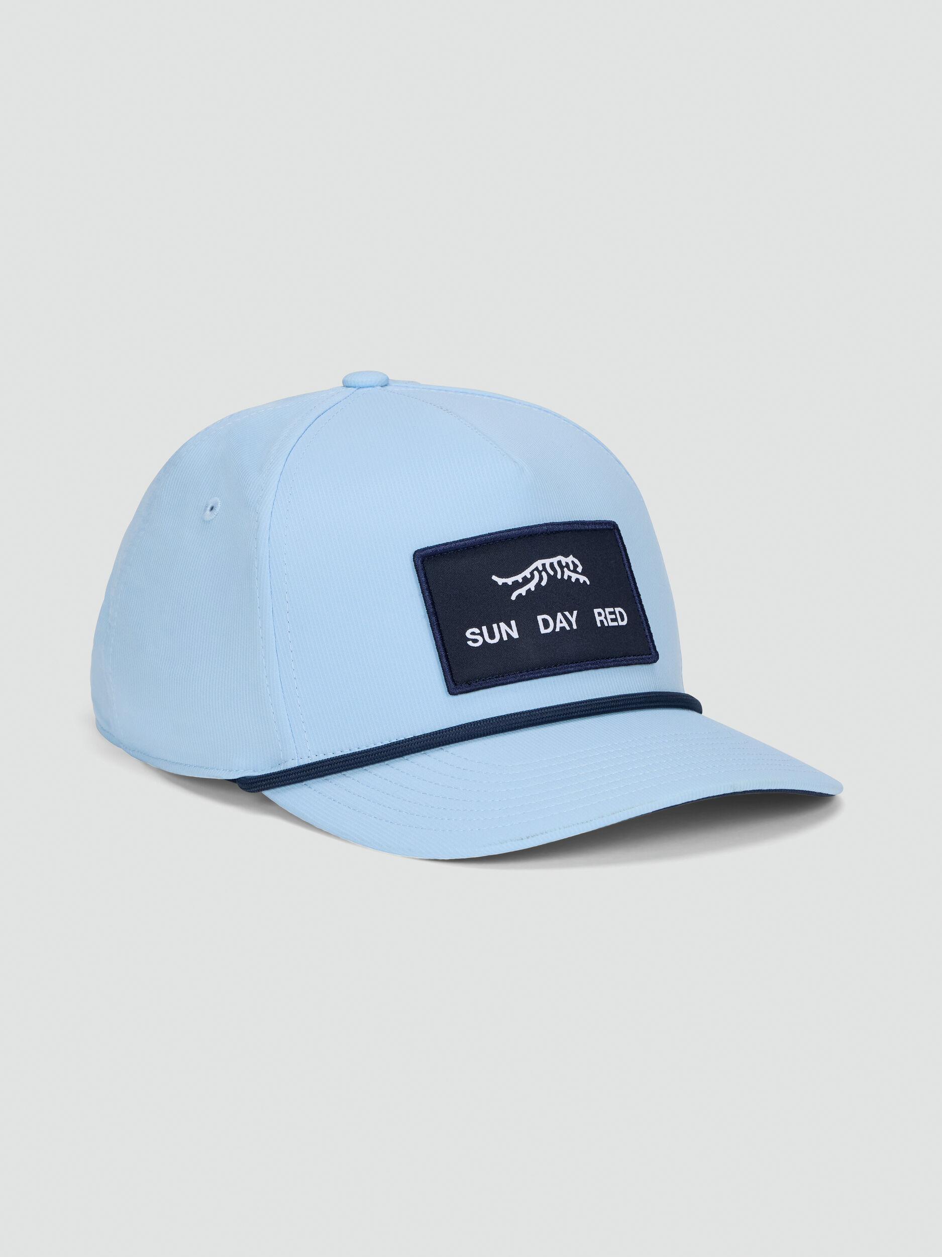 Jupiter Chain Stitch 6 Panel Snapback | Sun Day Red
