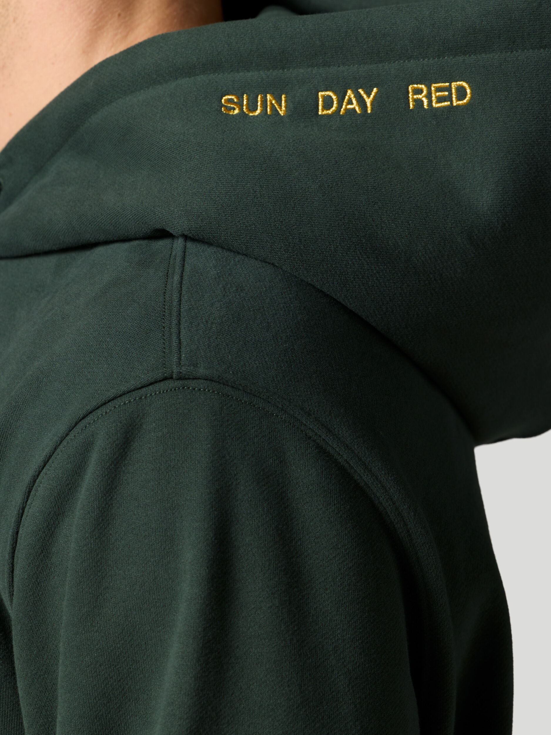 Icon Chain Stitch Hoodie | Sun Day Red