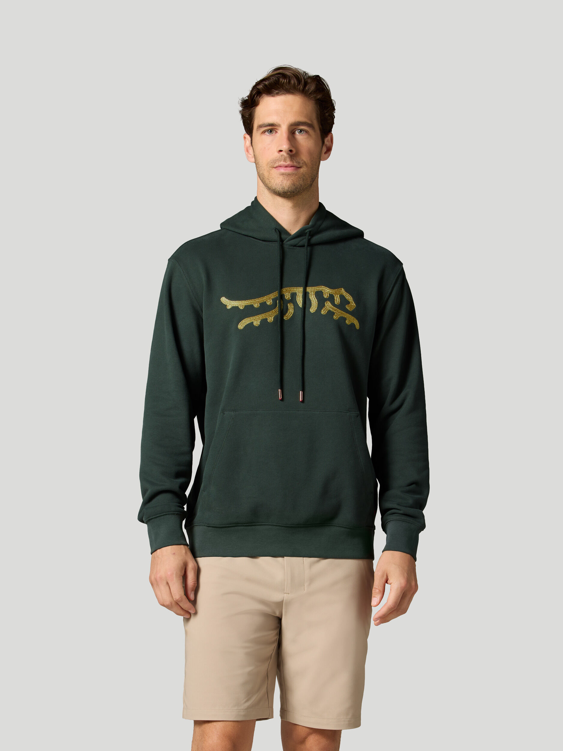 Icon Chain Stitch Hoodie | Sun Day Red