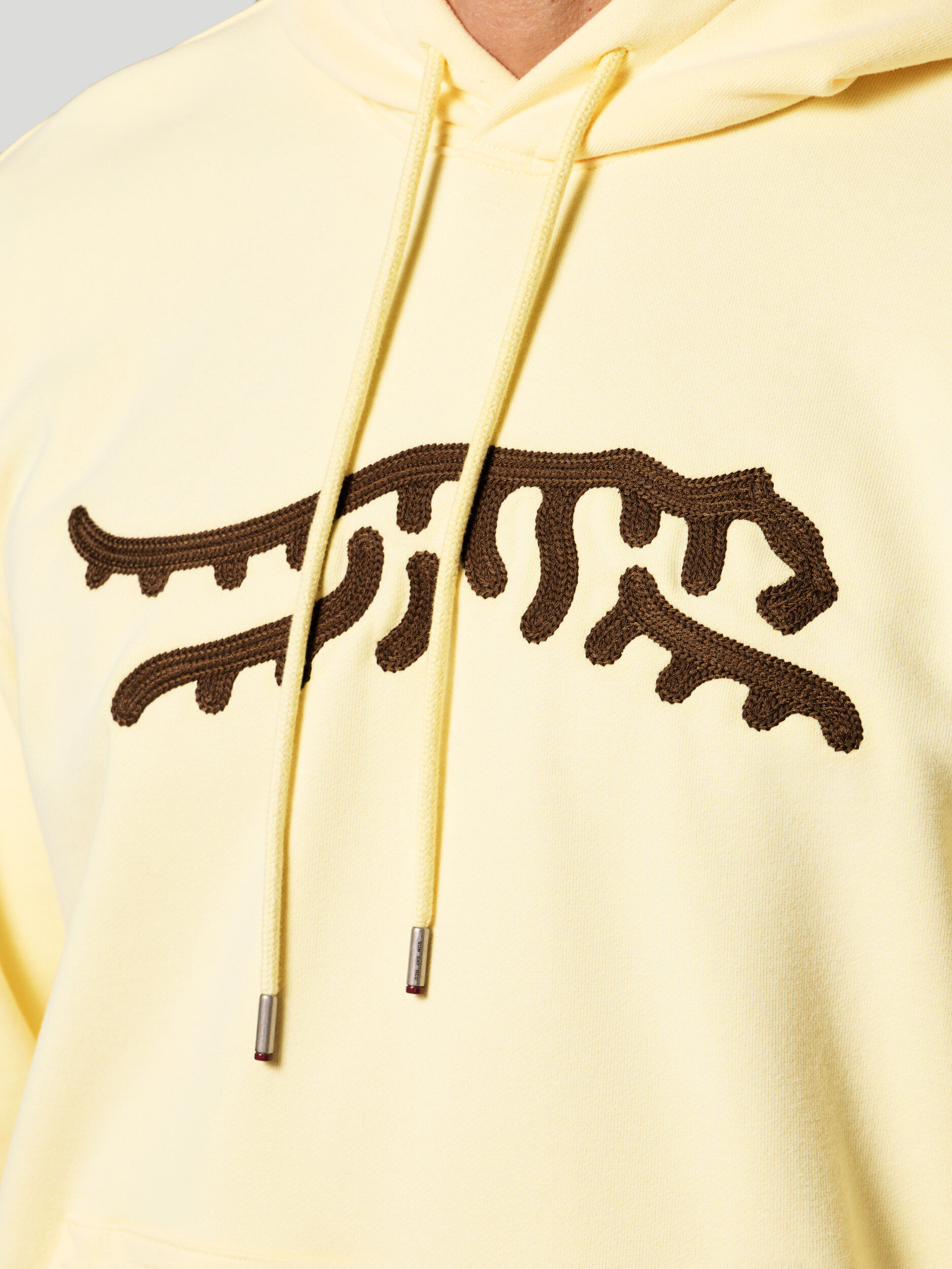 Icon Chain Stitch Hoodie | Sun Day Red