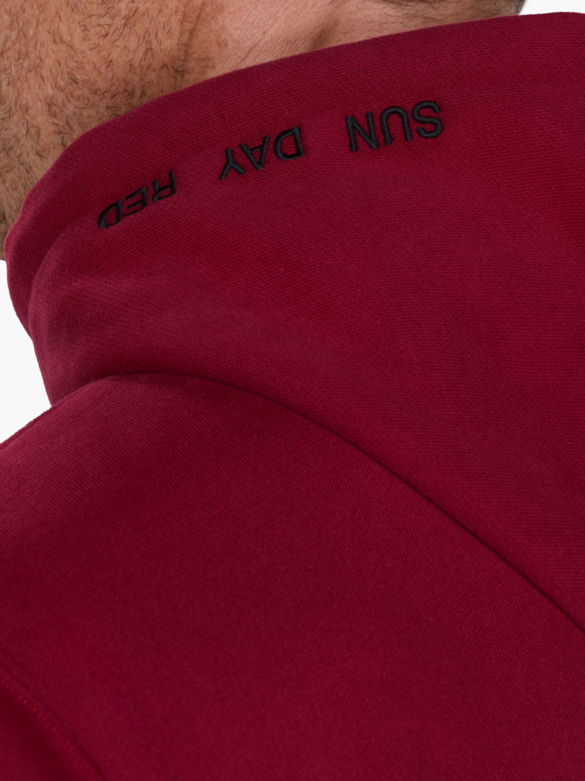 Icon Chain Stitch Hoodie | Sun Day Red