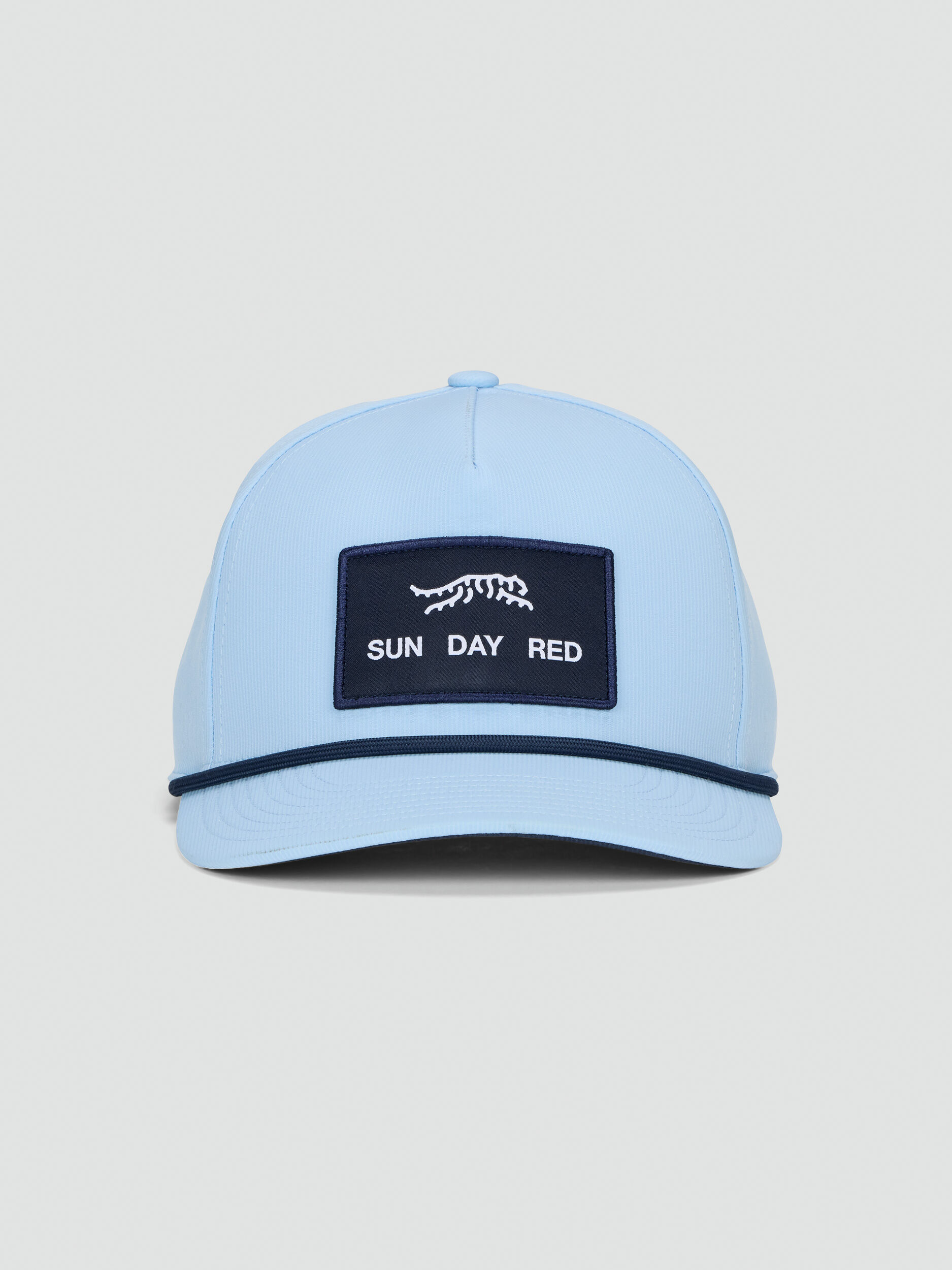 Pioneer Performance Rope 5 Panel Snapback Hat | Sun Day Red
