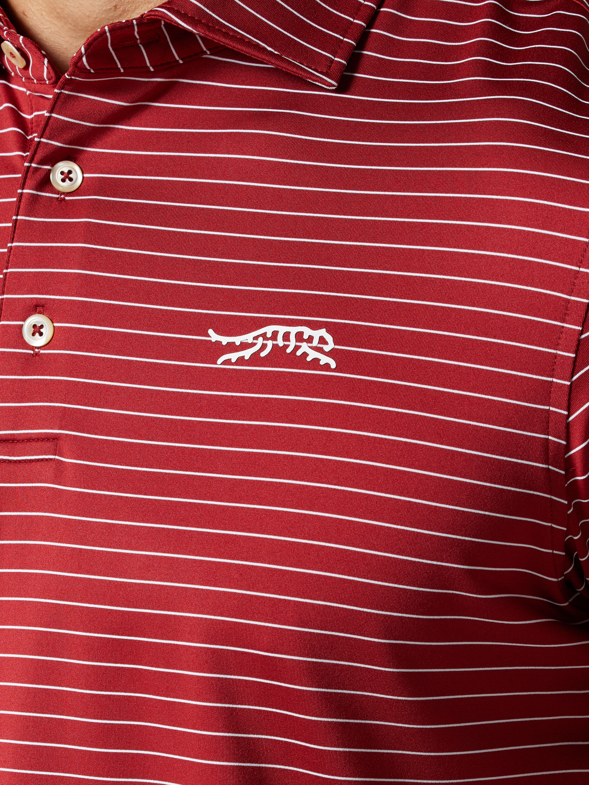 Stripe Polo II | Sun Day Red