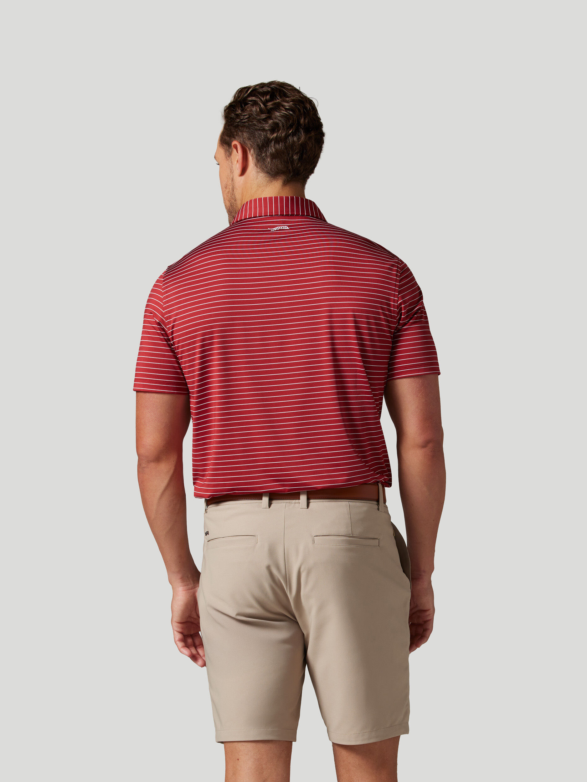 Stripe Polo II | Sun Day Red