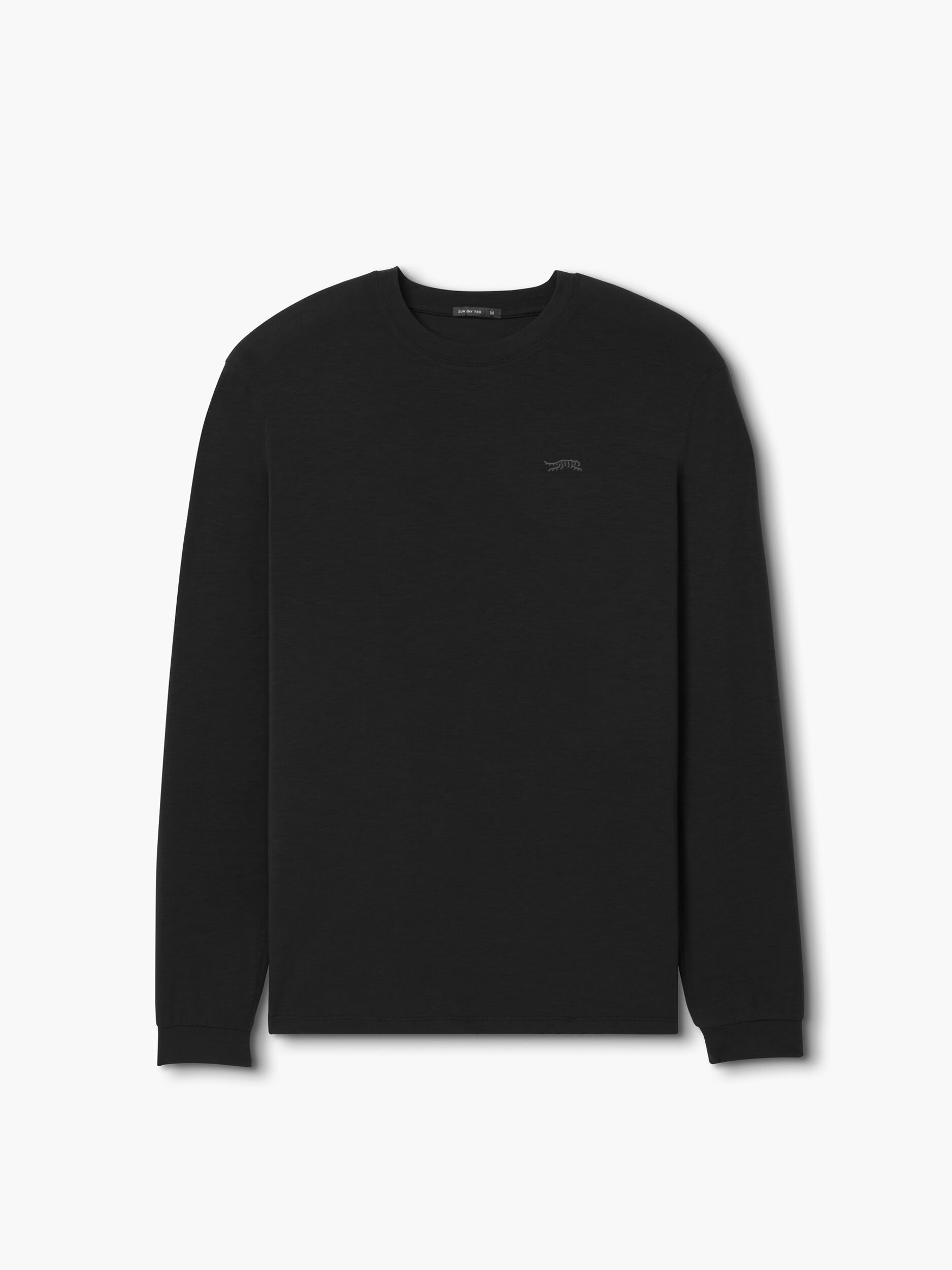 Cashmere Blend Long Sleeve T-Shirt | Sun Day Red
