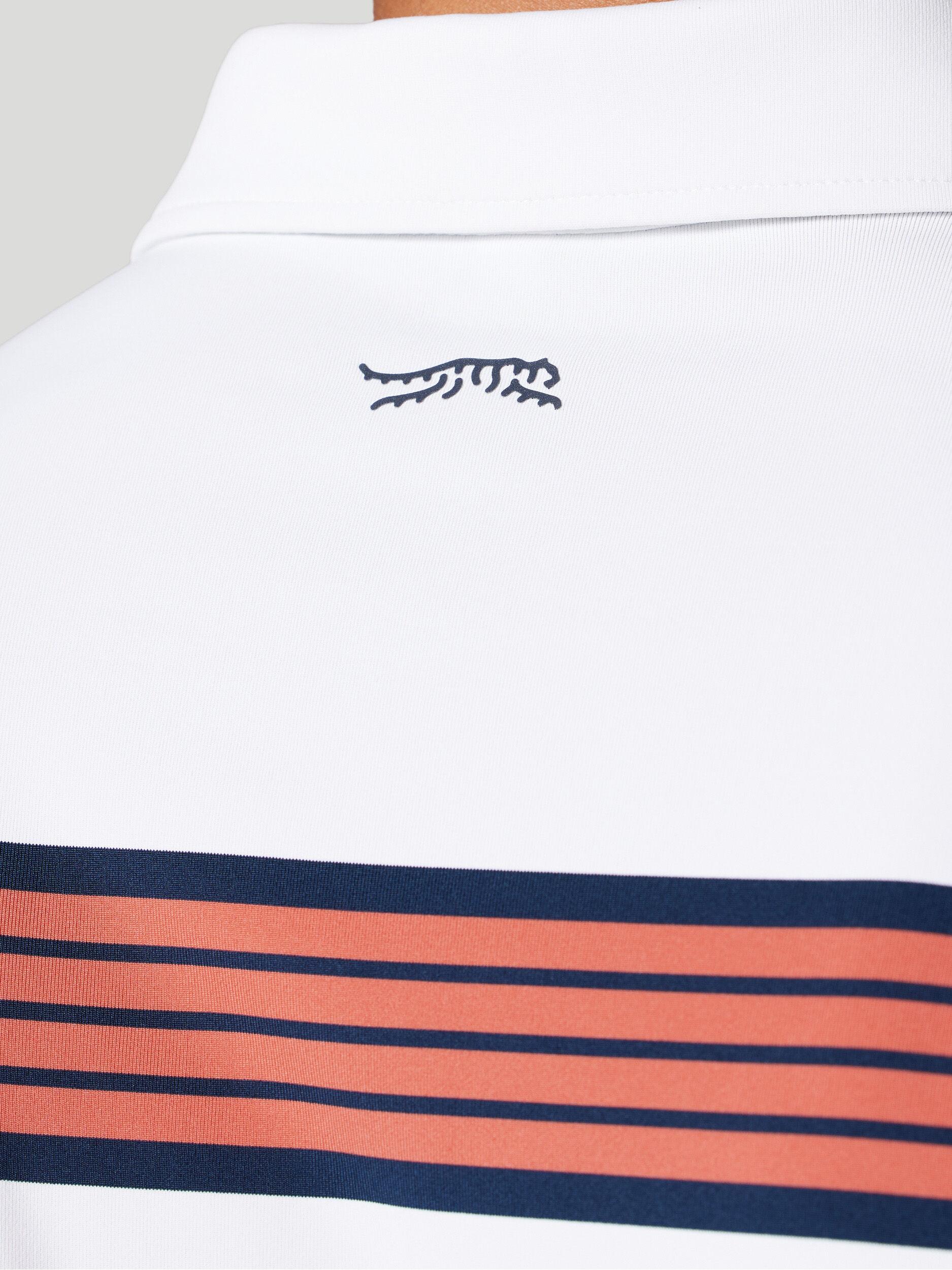 Legacy Stripe Polo | Sun Day Red