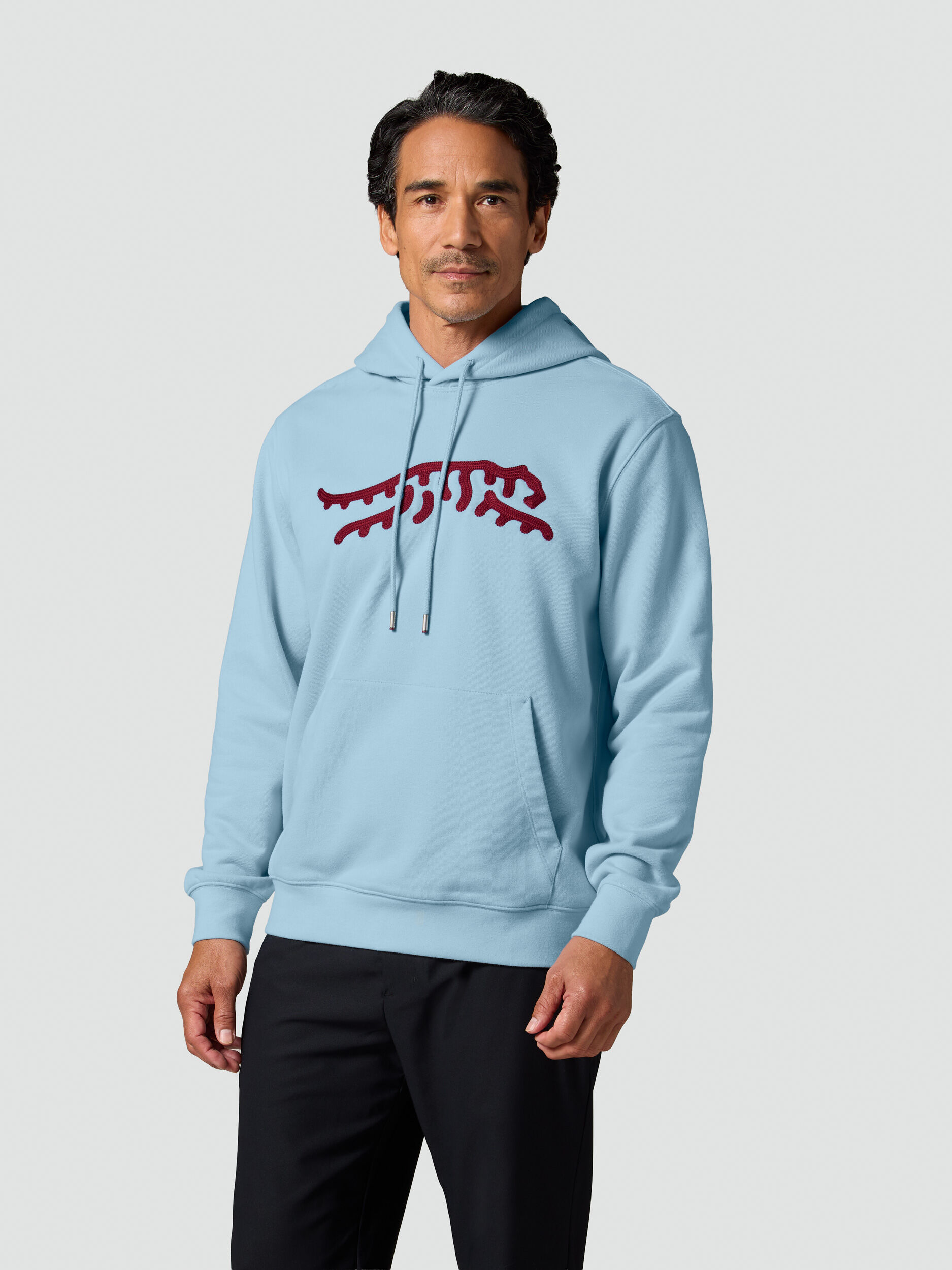 Icon Chain Stitch Hoodie | Sun Day Red
