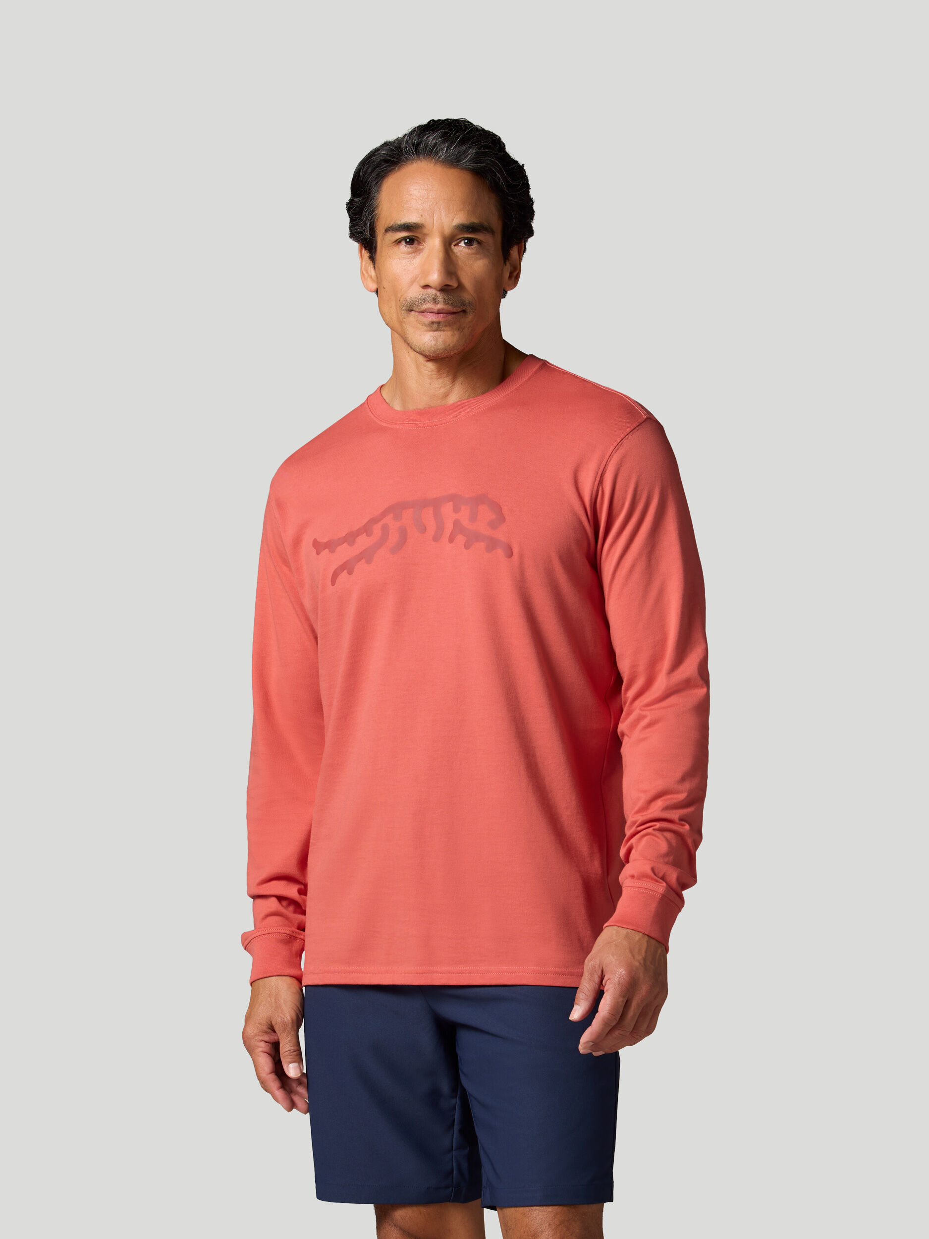 Long Sleeve Icon T-Shirt | Sun Day Red