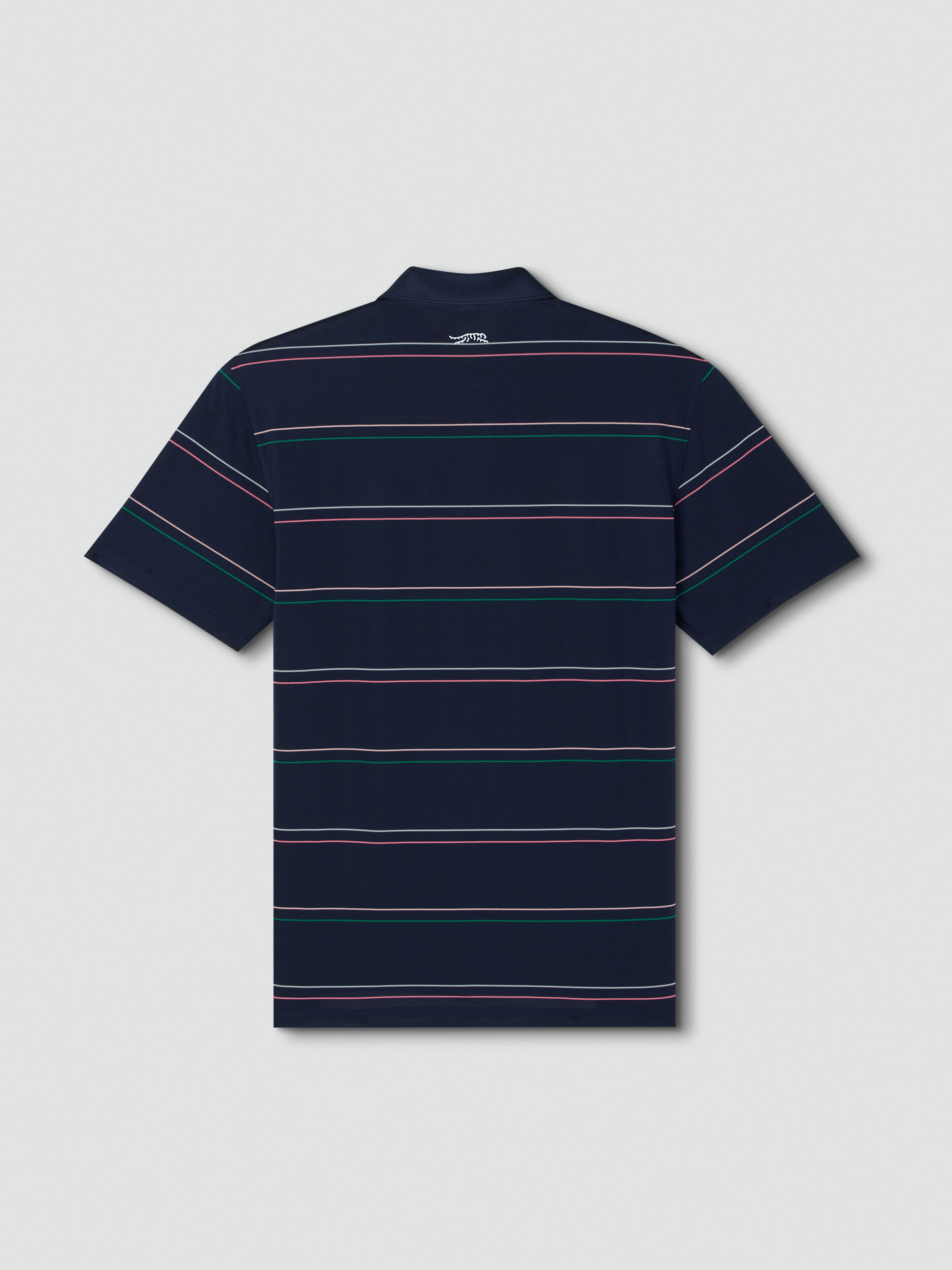 Jupiter Stripe Polo | Sun Day Red
