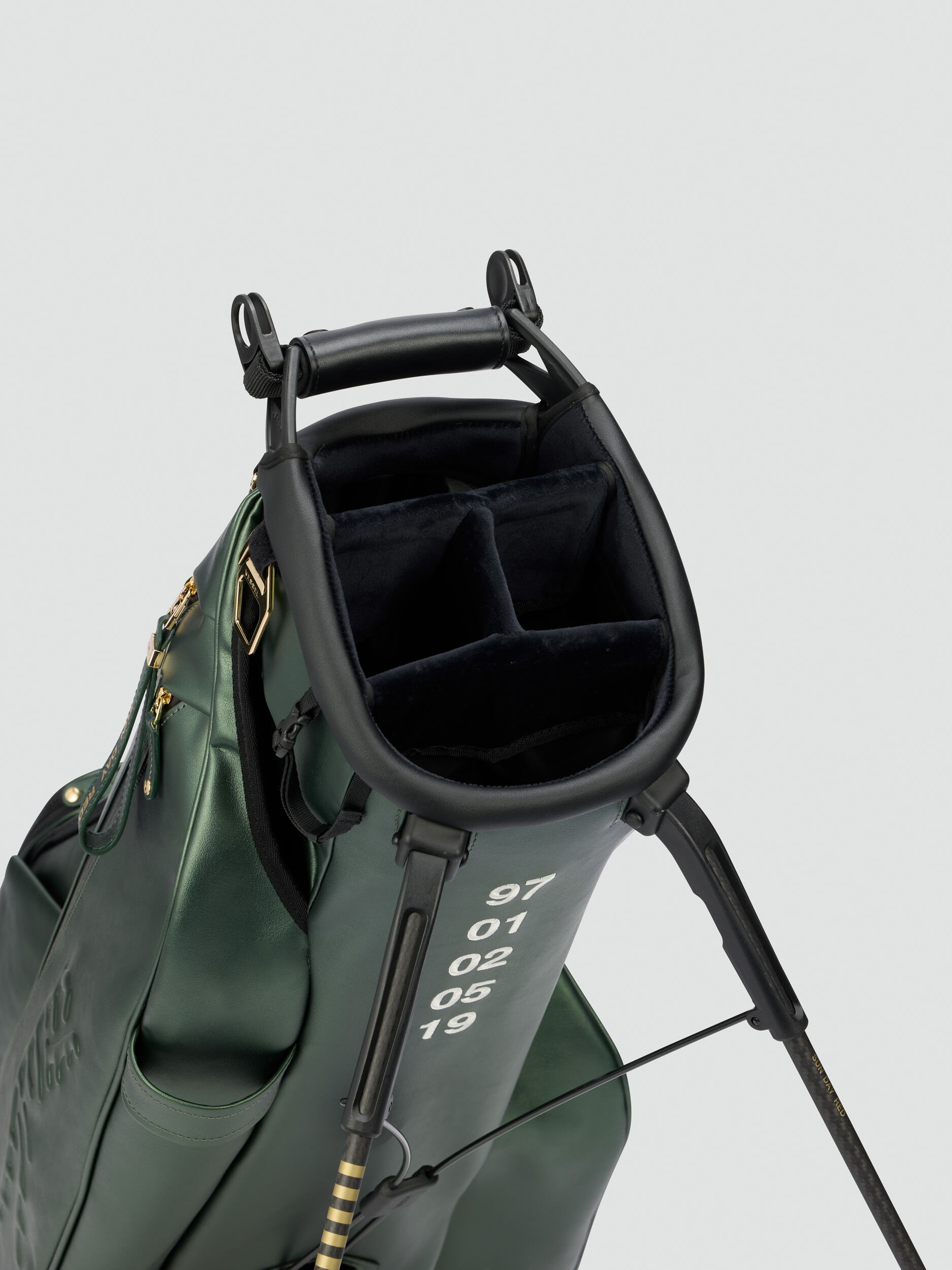 The Legend 4 Way Luxe Stand Bag | Sun Day Red